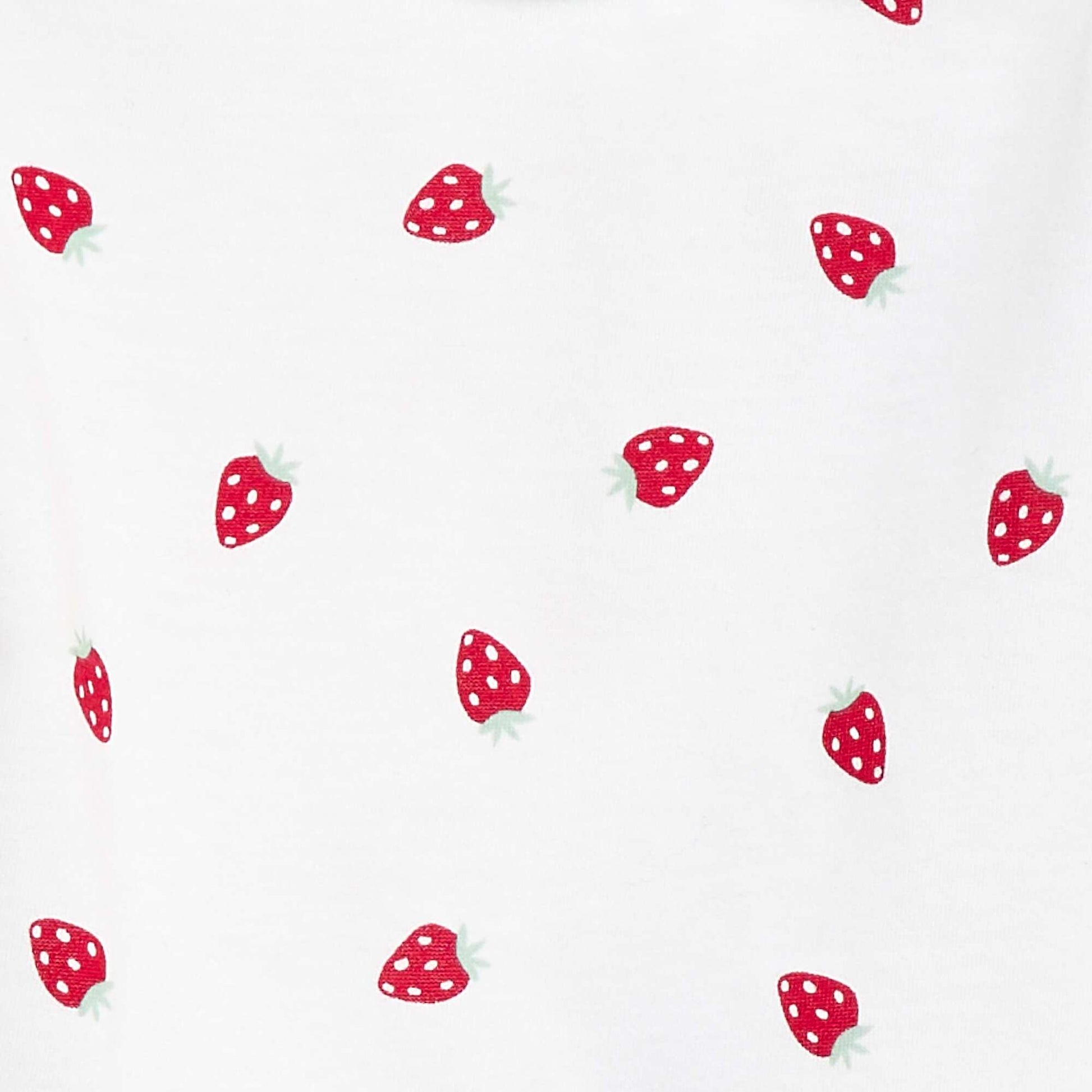 Ensemble t-shirt à manches volantées + short à motif - 2 pièces BLANC/ROUGE