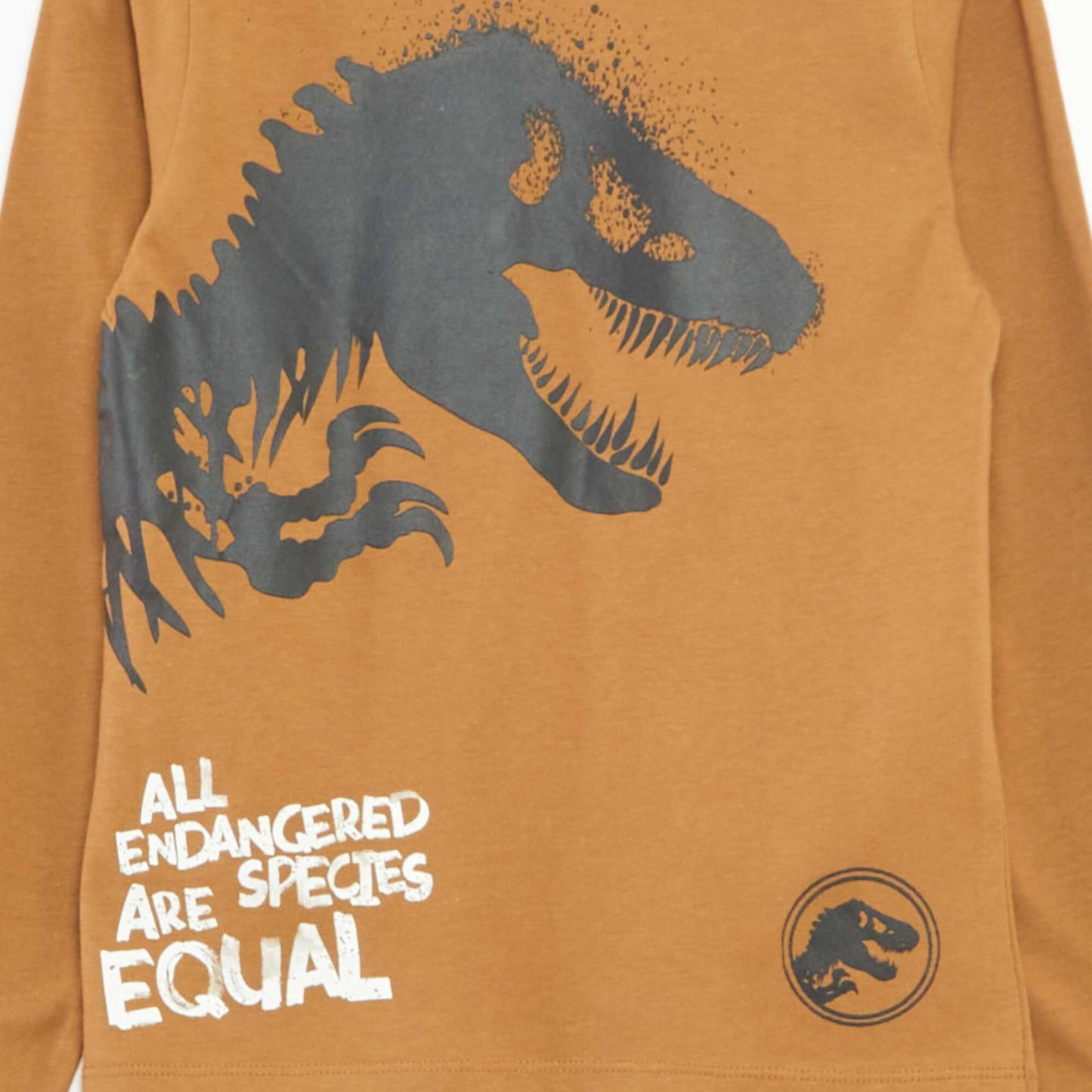 Ensemble de pyjama 'Jurassic Park' t-shirt + pantalon - 2 pièces MARRON