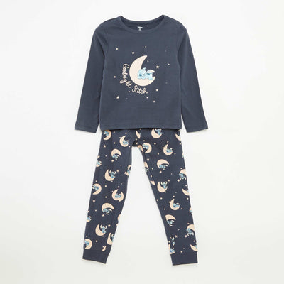 Ensemble de pyjama t-shirt + pantalon - 2 pièces BLEU