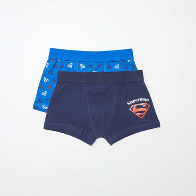 Lot de 2 boxers 'Superman' BLEU MARINE