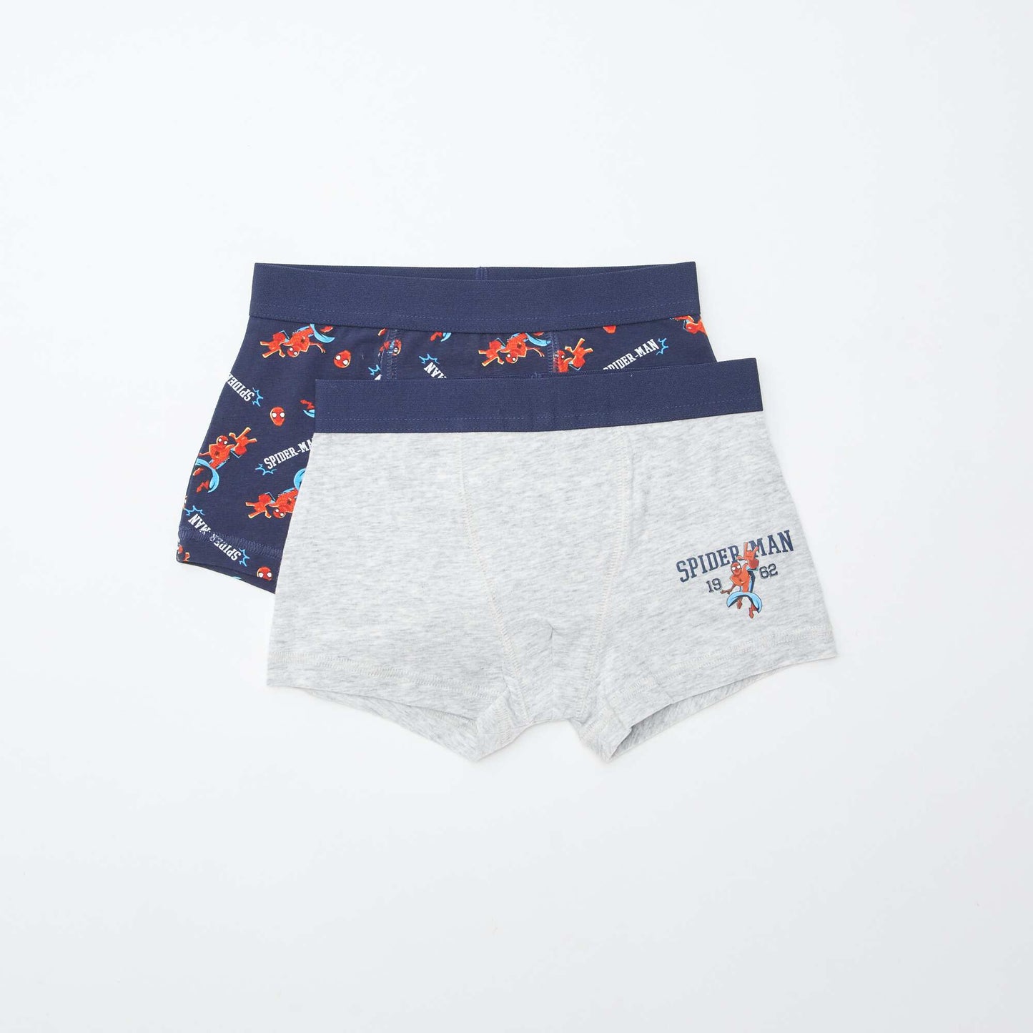 Lot de 2 boxers 'Spiderman' BLEU/GRIS