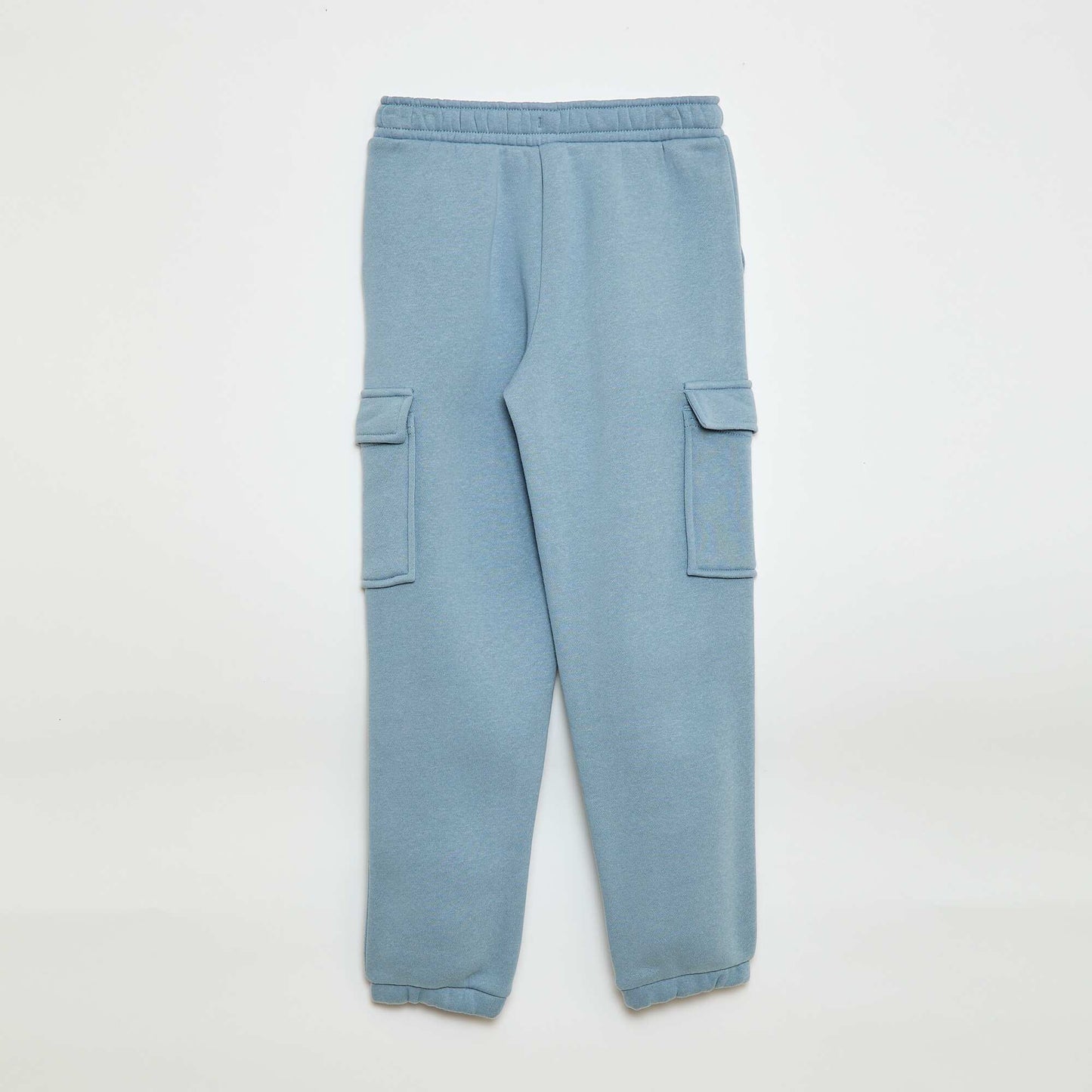 Jogging en molleton uni multi-poches BLEU