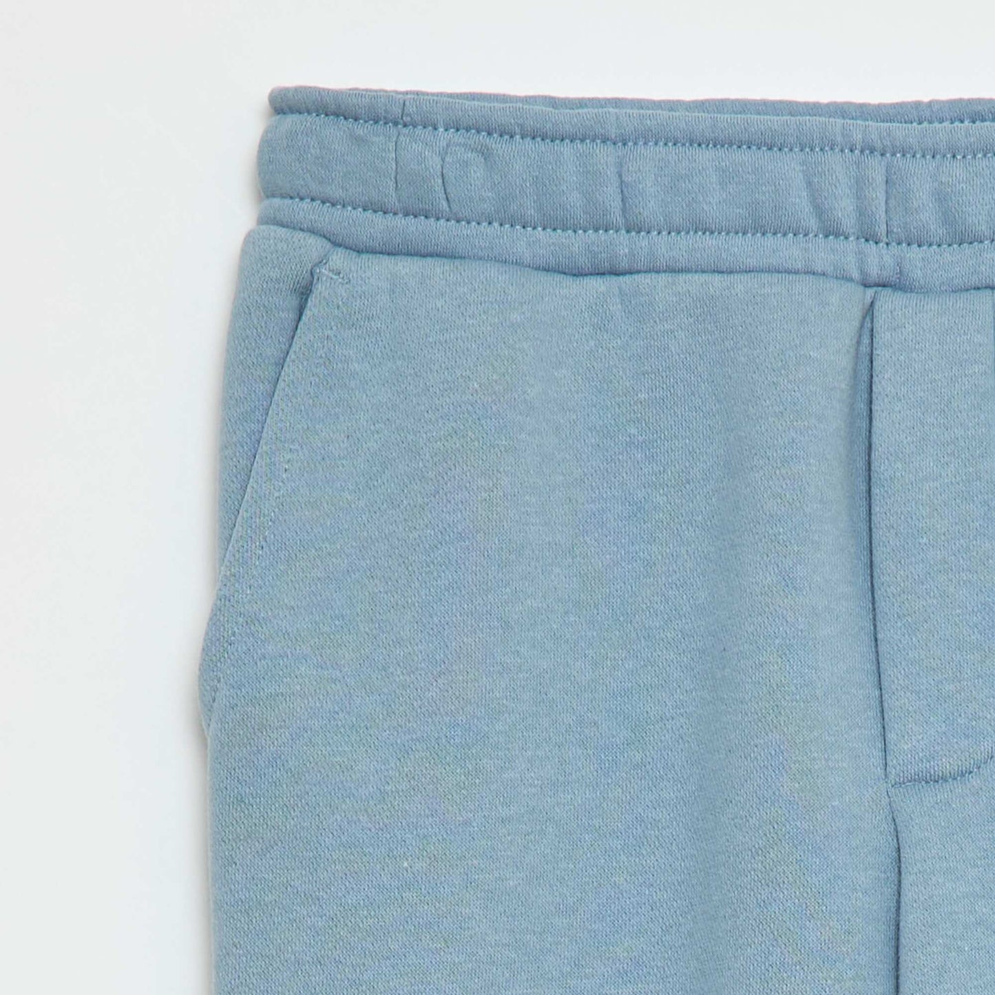 Jogging en molleton uni multi-poches BLEU