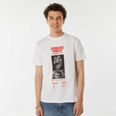 T-shirt 'Jurassic World' manches courtes NOIR