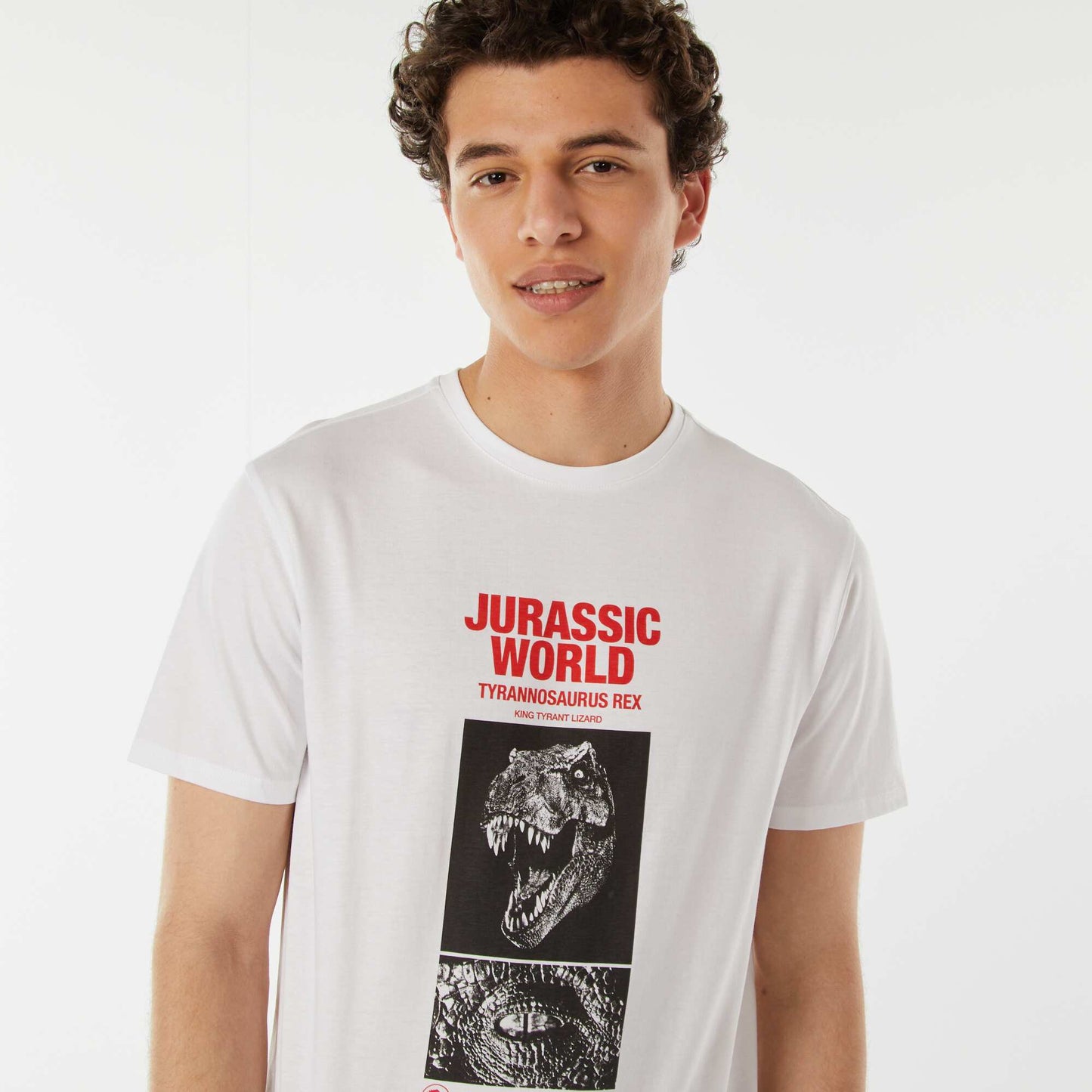 T-shirt 'Jurassic World' manches courtes NOIR