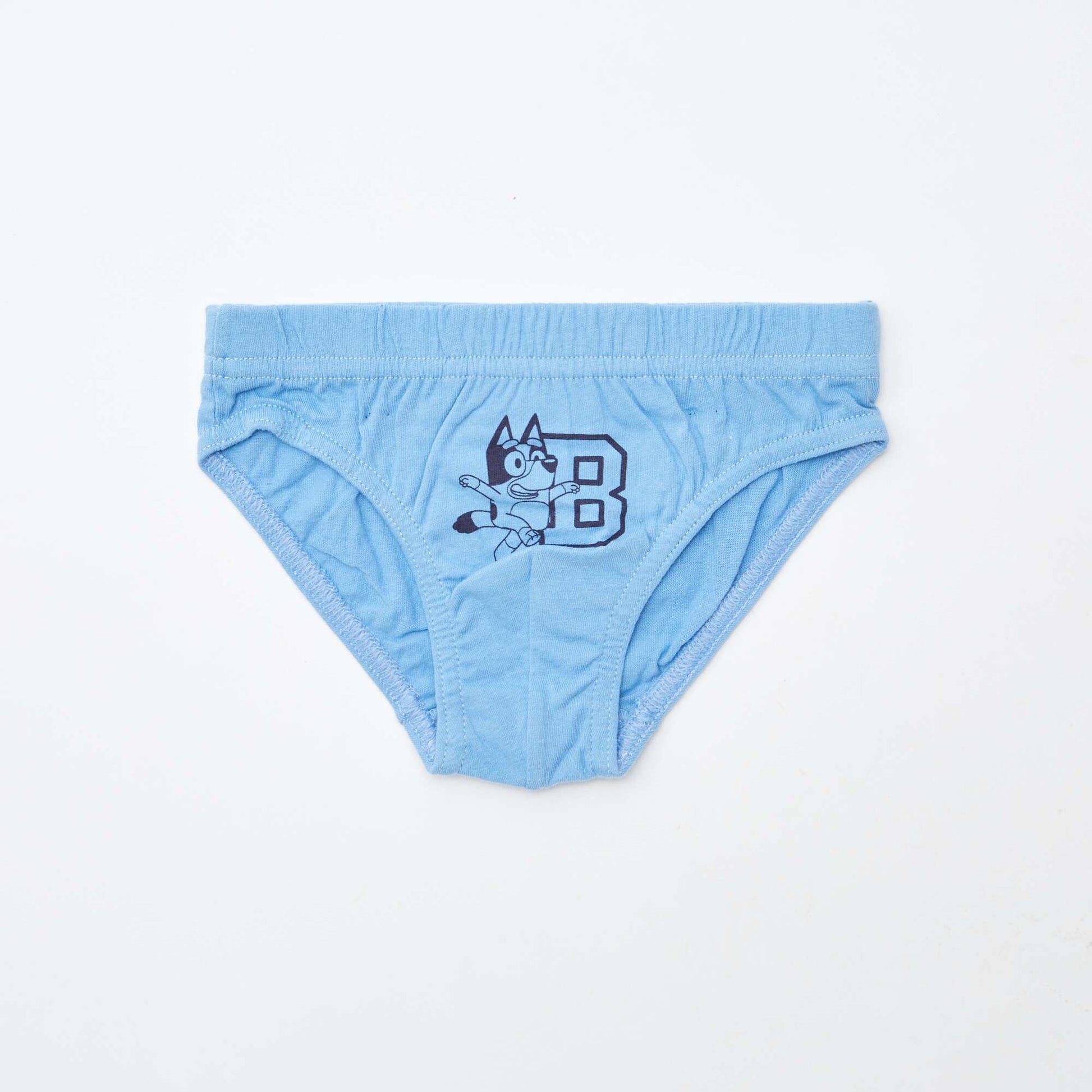 Lot de 5 slips 'Bluey' BLEU