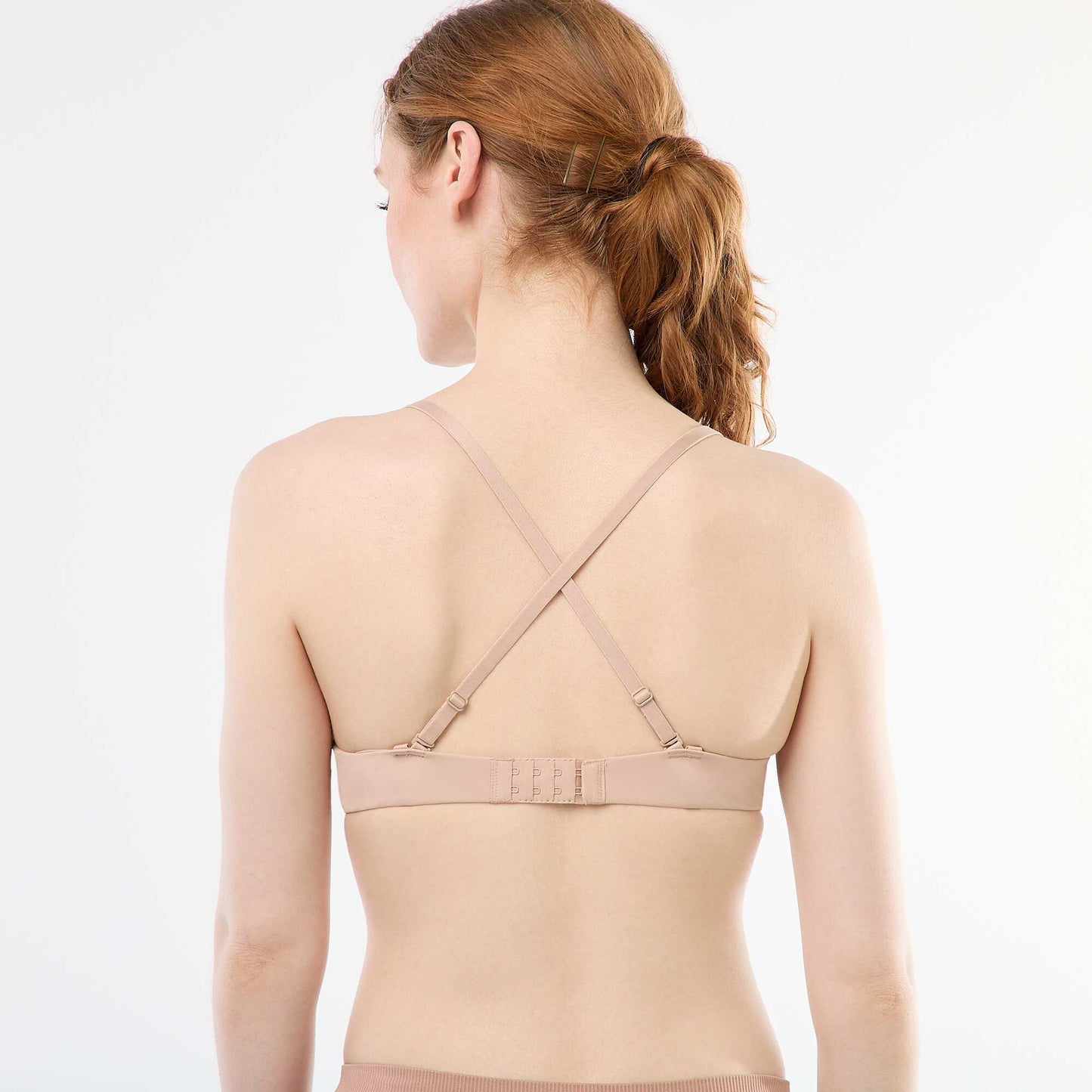 Soutien-gorge push-up invisible en microfibre ROSE