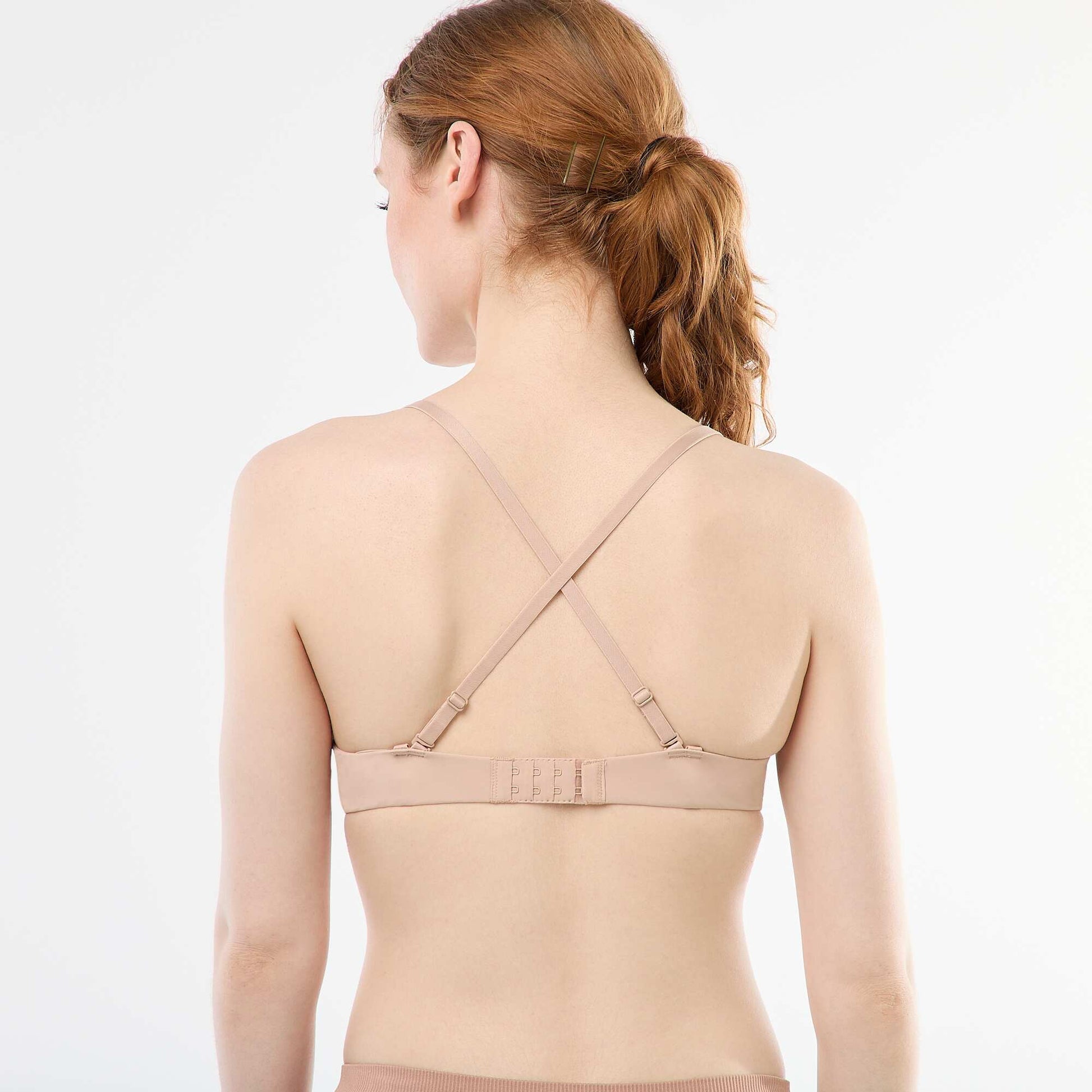 Soutien-gorge push-up invisible en microfibre ROSE