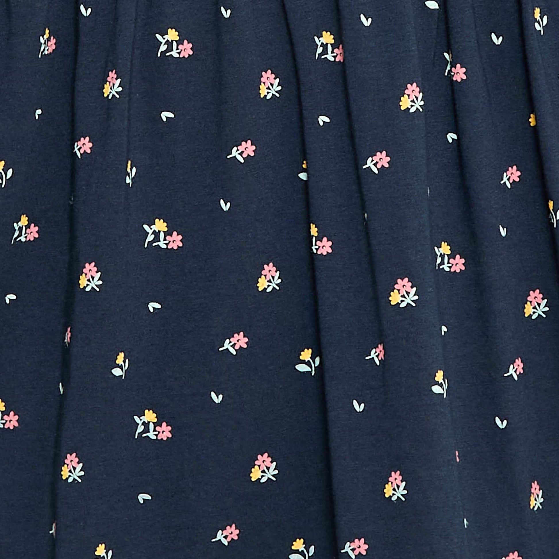 Robe en coton à motif BLEU