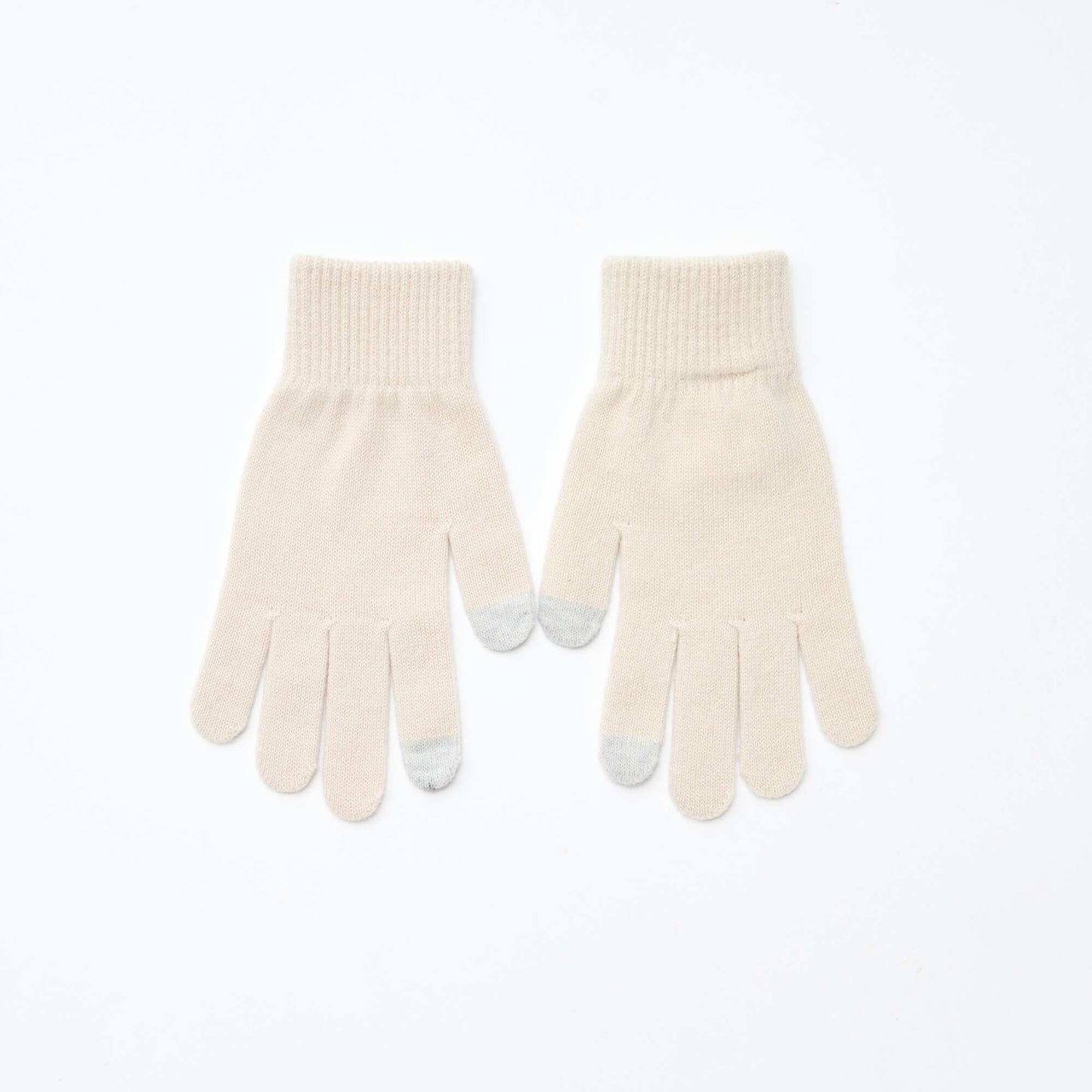 Lot de 2 paires de gants BEIGE