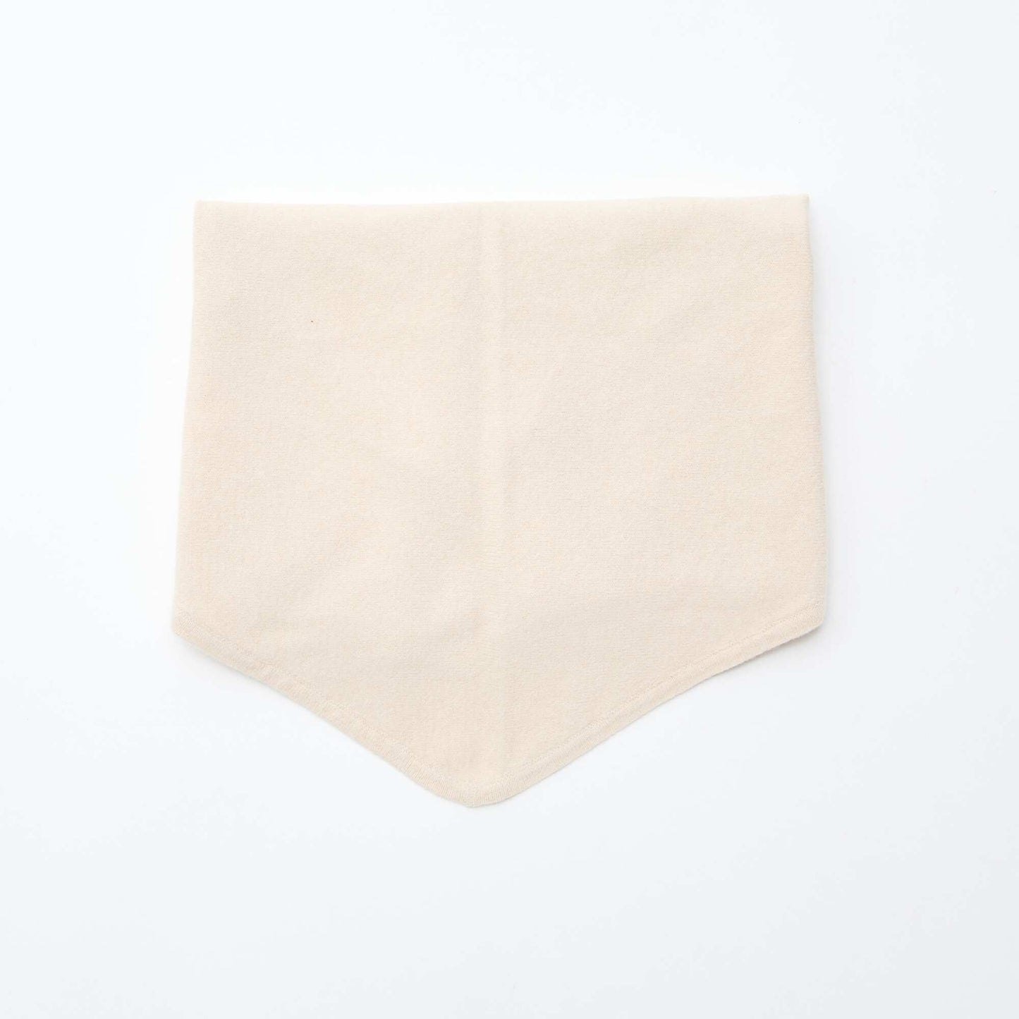 Echarpe triangle maillée BEIGE