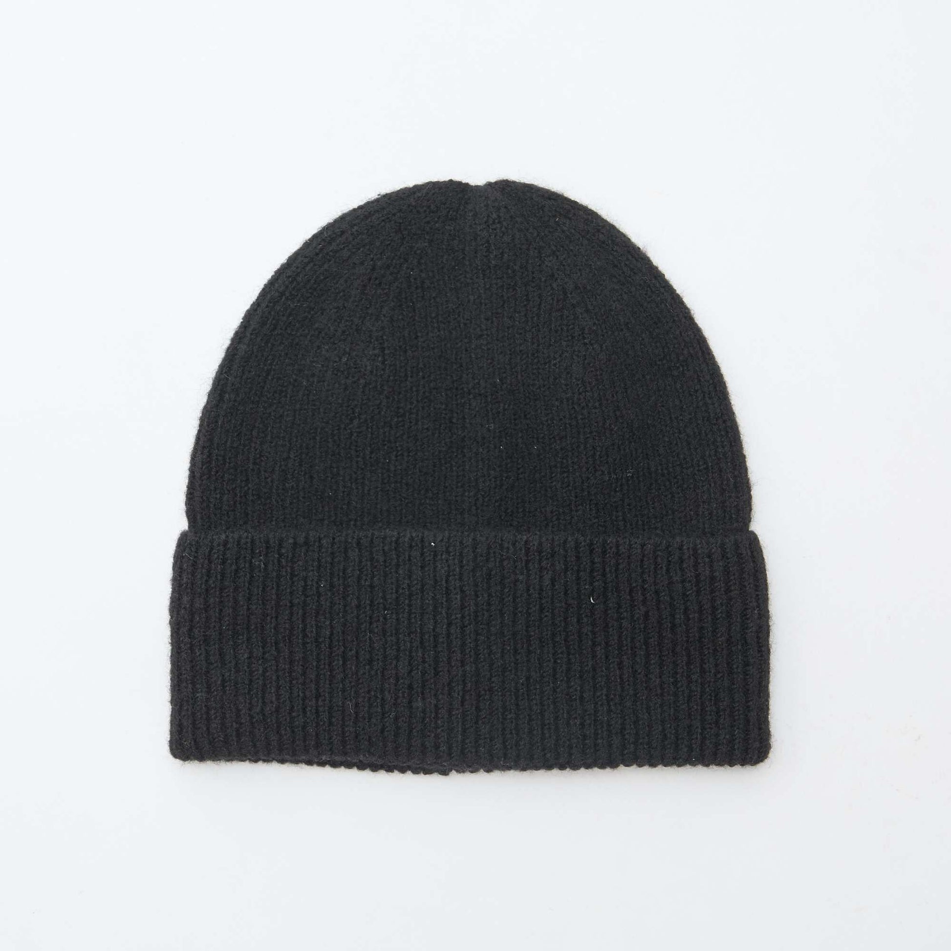 Bonnet en maille NOIR