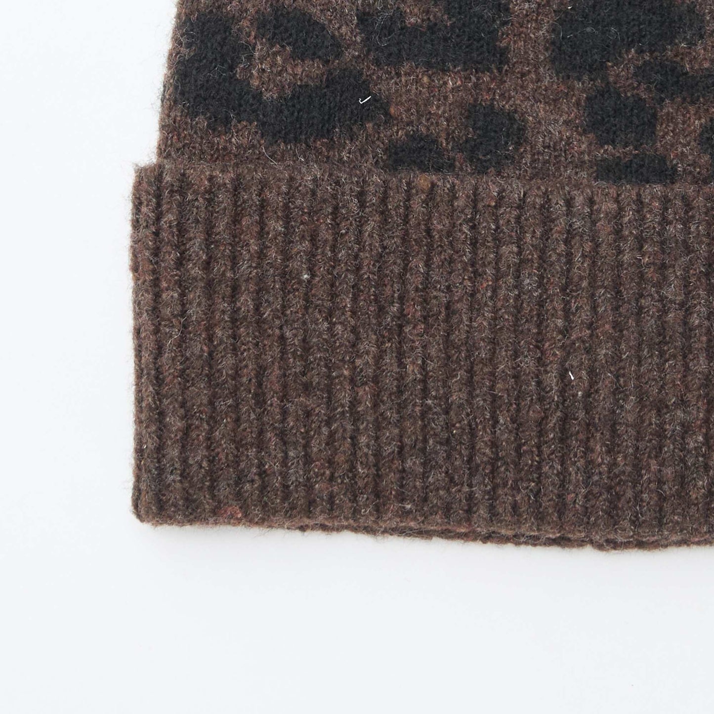 Bonnet en maille MARRON