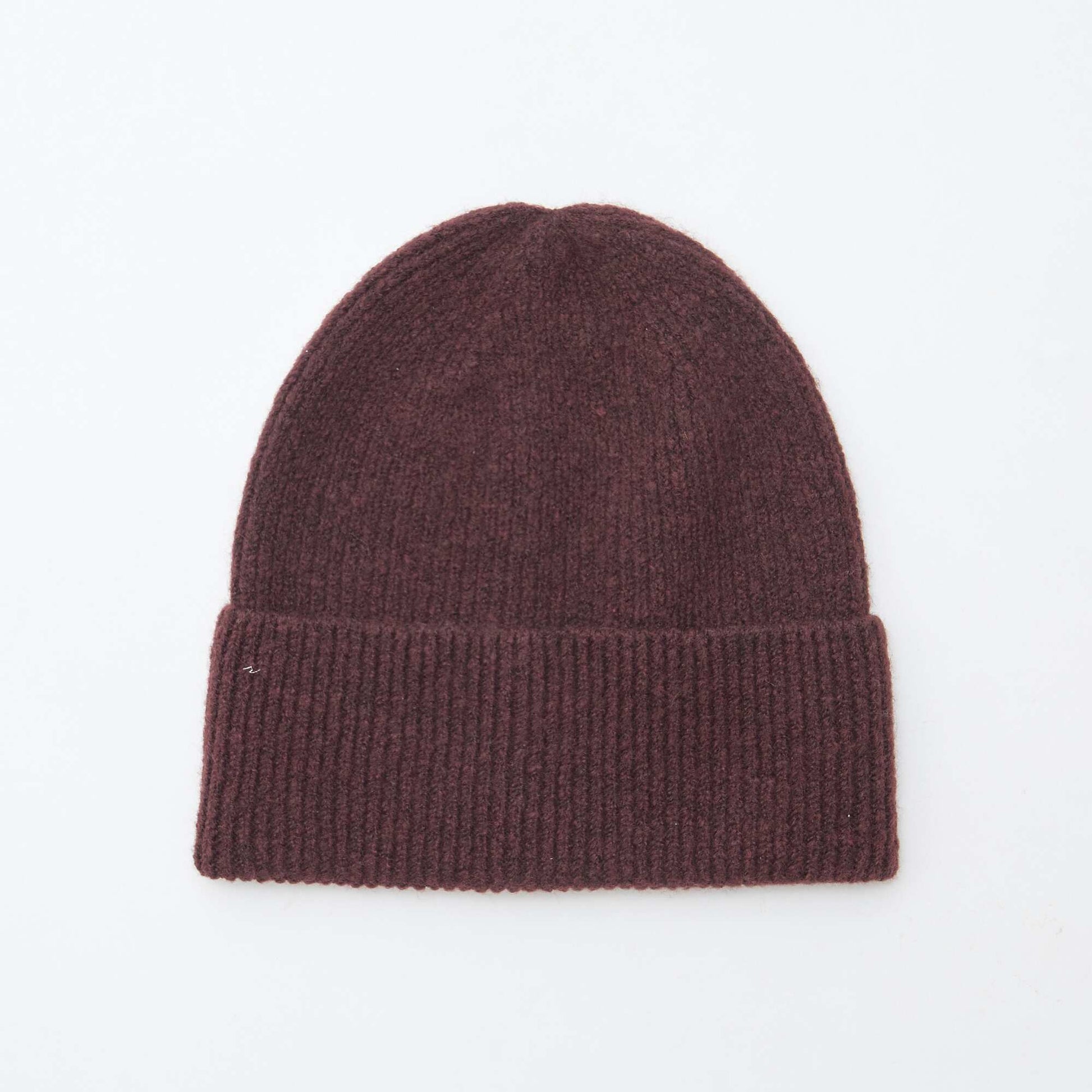 Bonnet en maille ROUGE