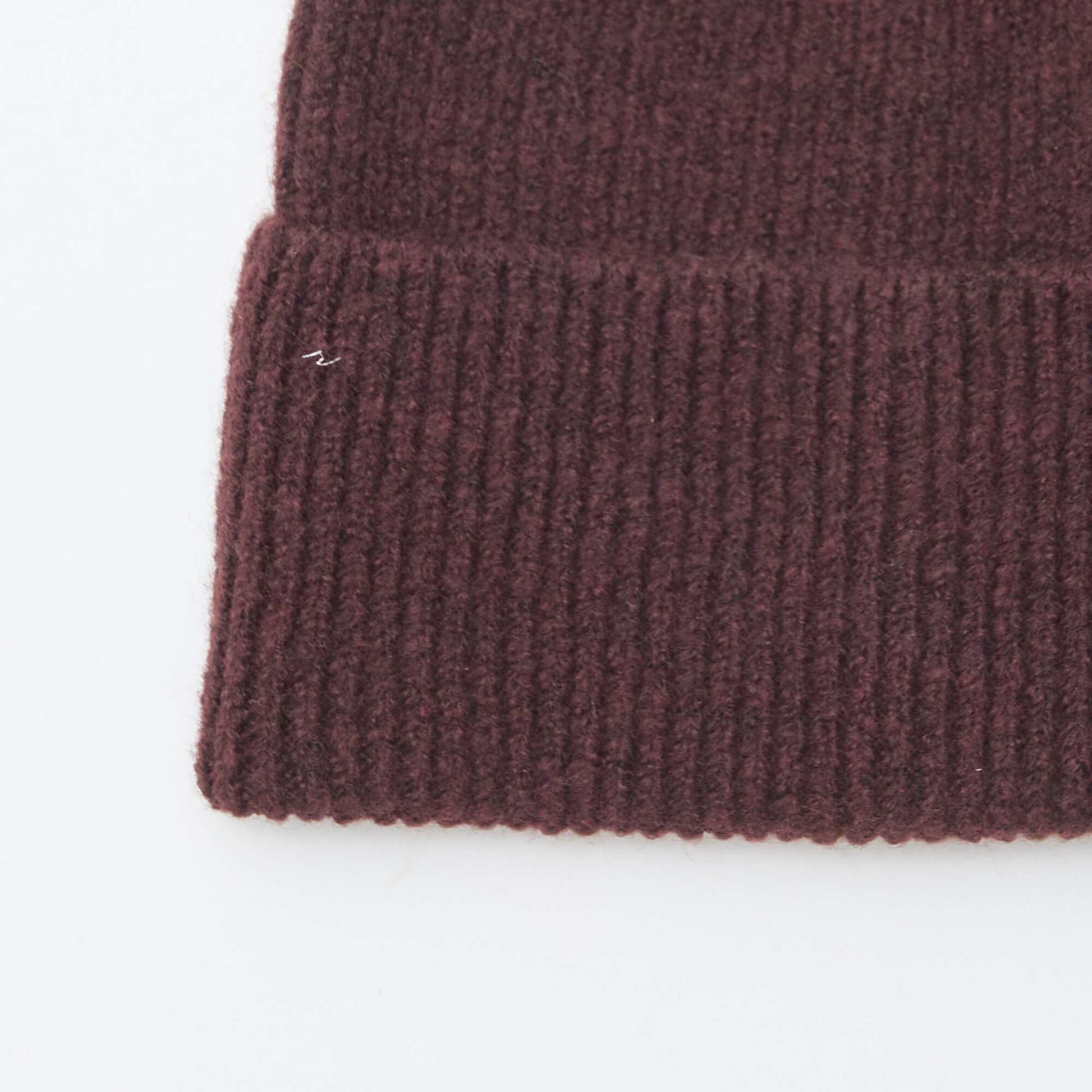 Bonnet en maille ROUGE