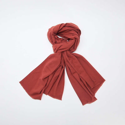 Echarpe en maille chaude et douce ORANGE