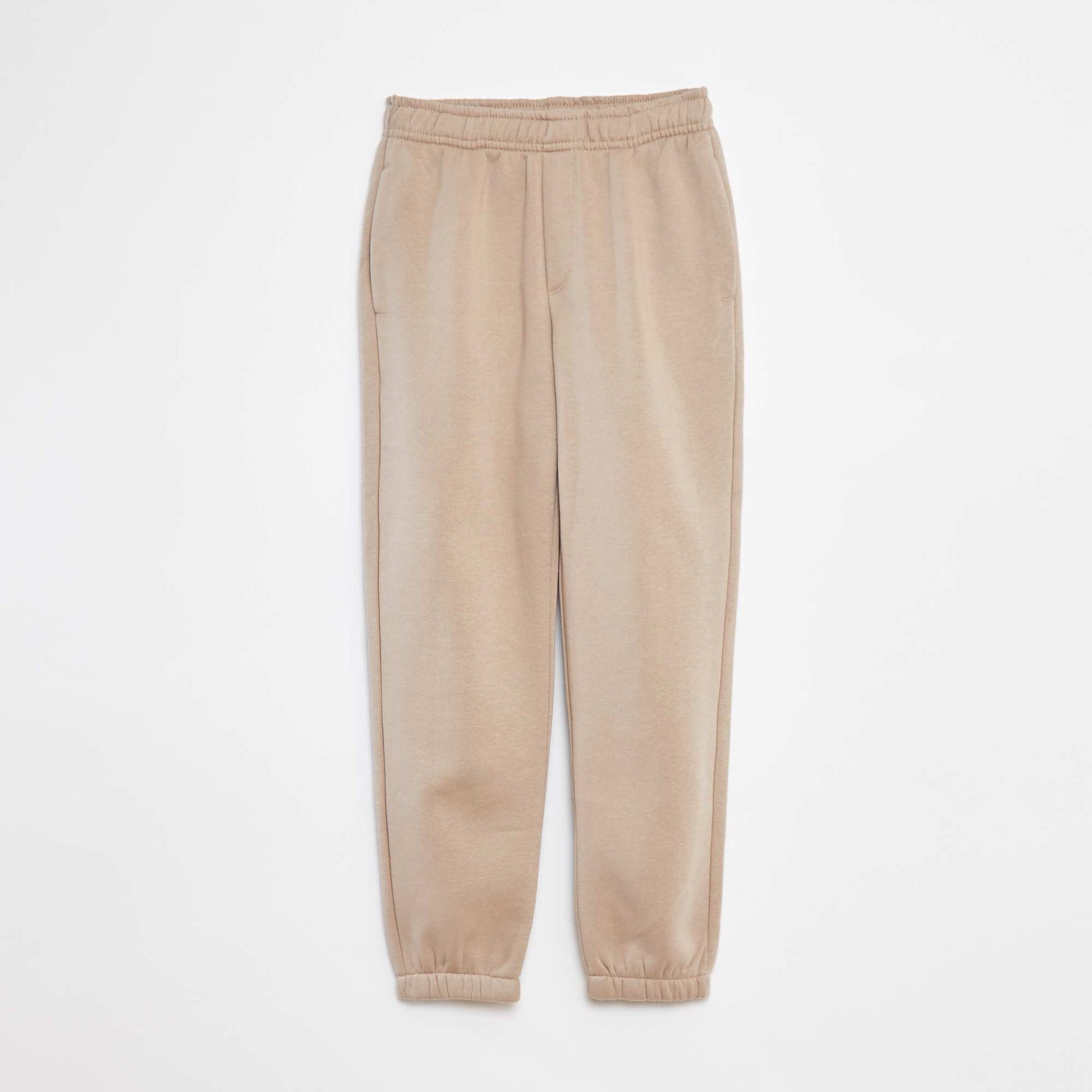 Lot 2 pantalons joggings en molleton KAKI