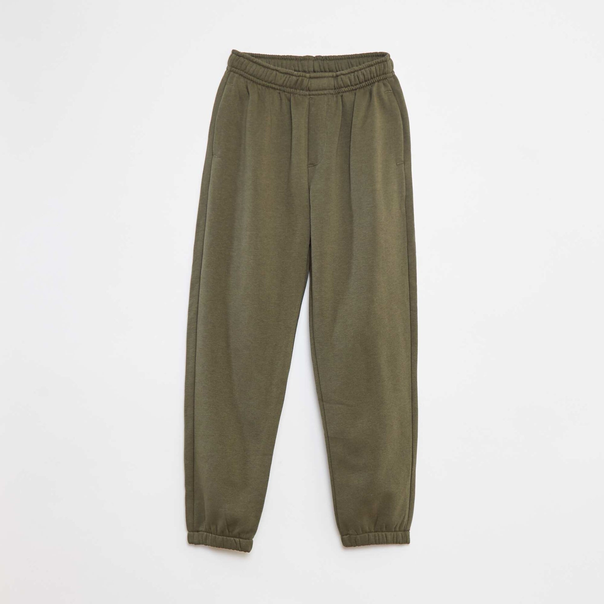 Lot 2 pantalons joggings en molleton KAKI