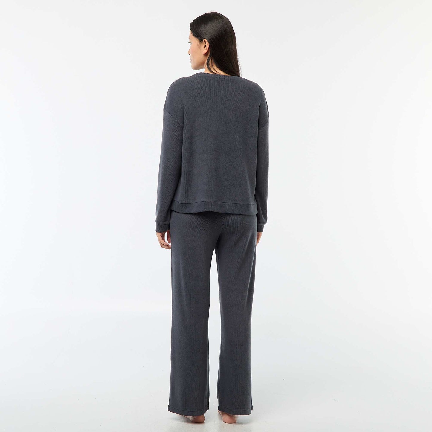 Ensemble de pyjama jersey uni BLEU