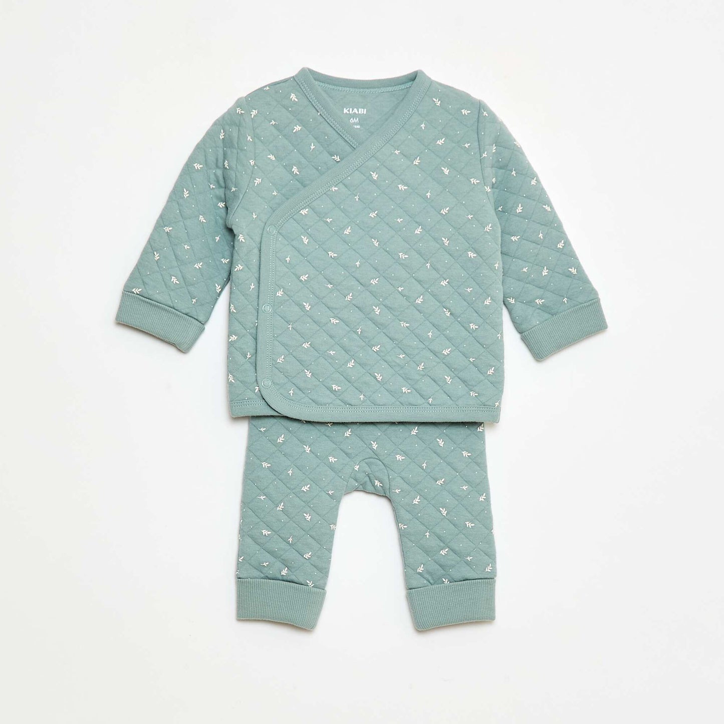 Ensemble pyjama jersey en coton VERT