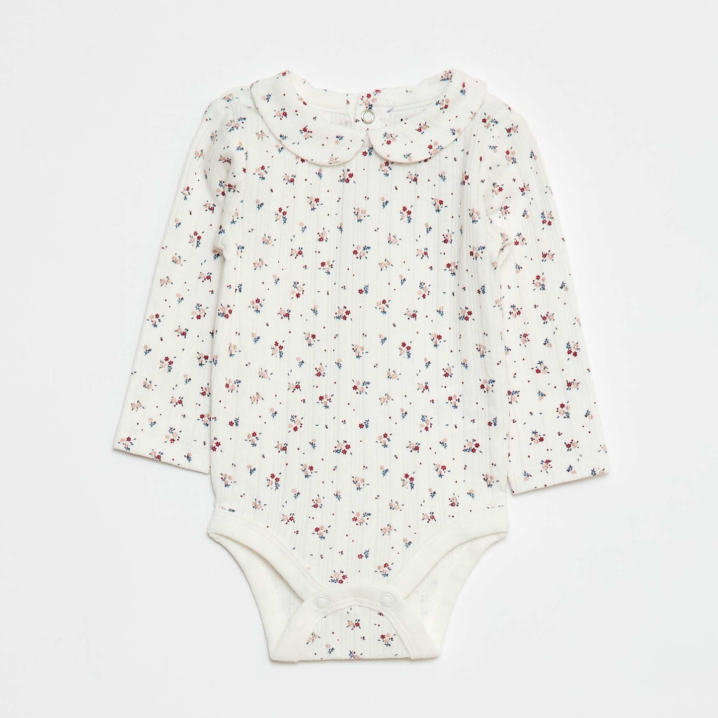 Lot de 2 bodies en maille pointelle BLANC