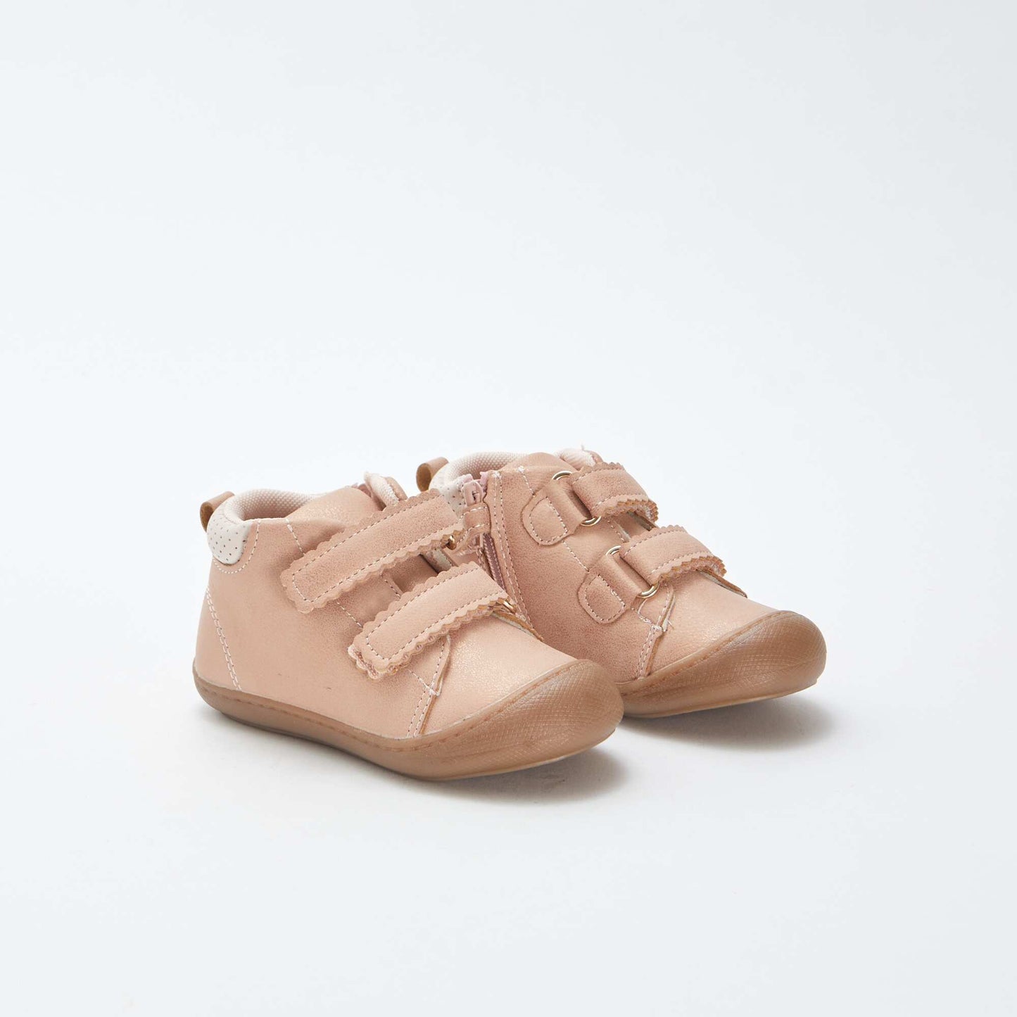 Chaussures à scratchs brillants ROSE