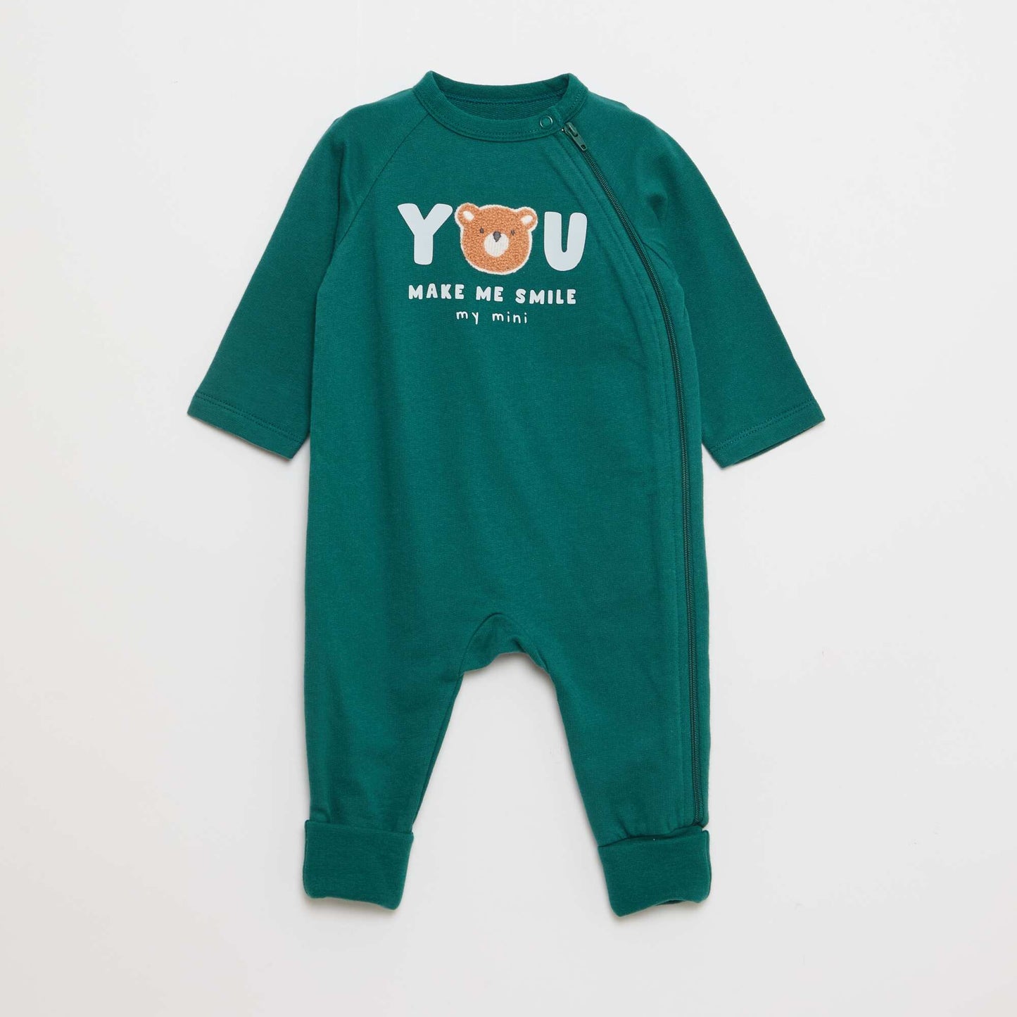 Ensemble dors-bien en molleton chaud & bodie VERT