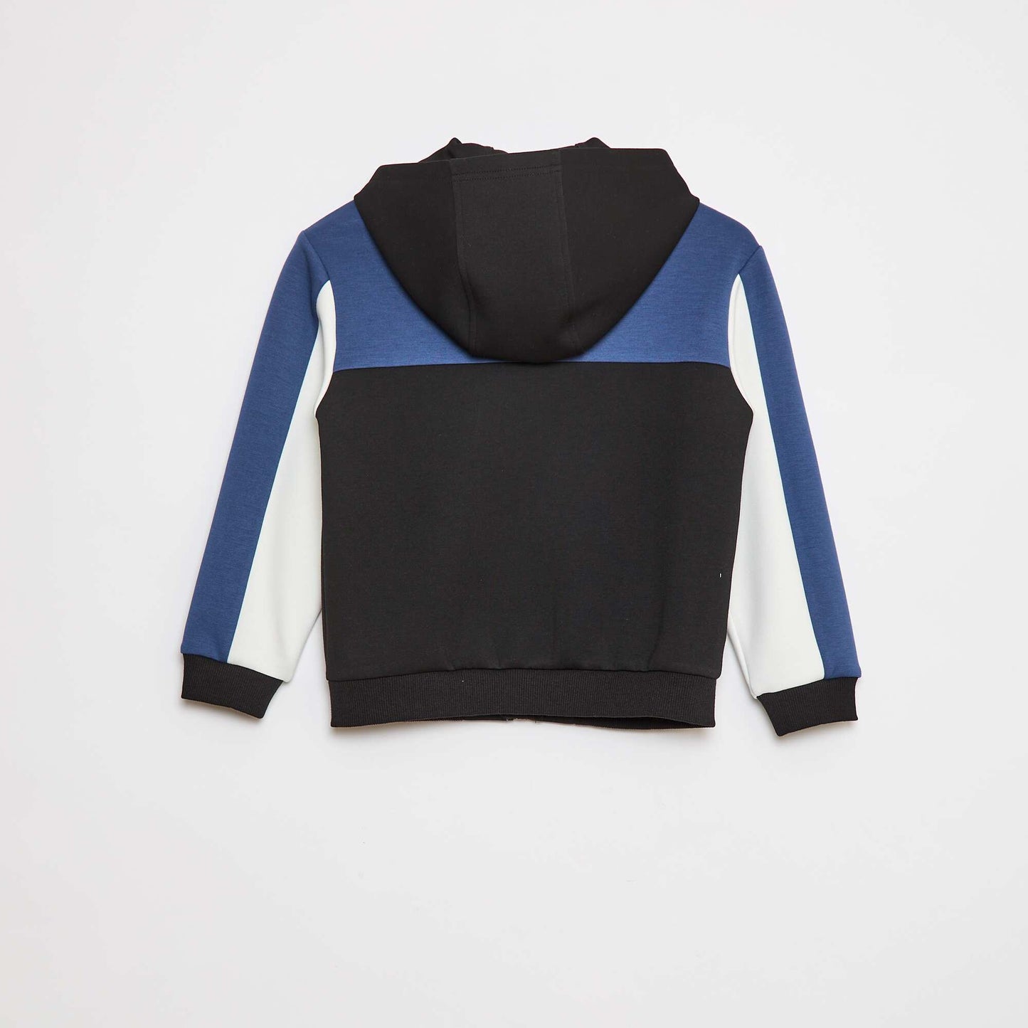 Sweat zippé à capuche BLEU