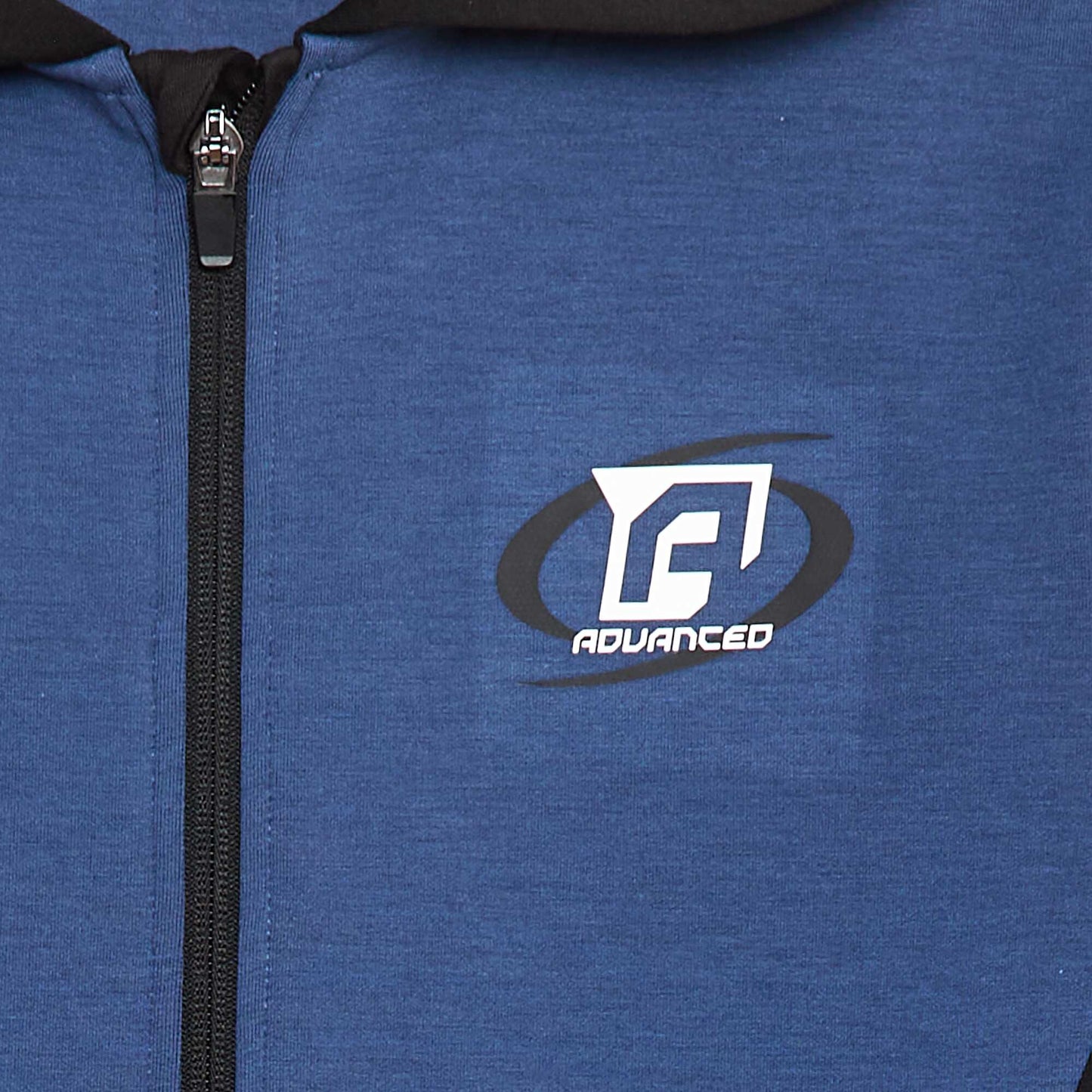 Sweat zippé à capuche BLEU