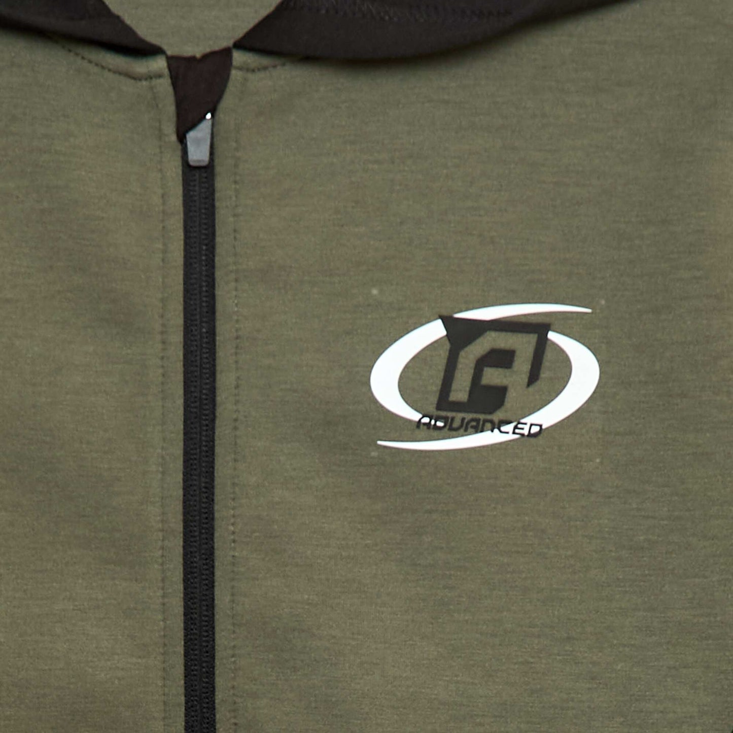 Sweat zippé à capuche KAKI