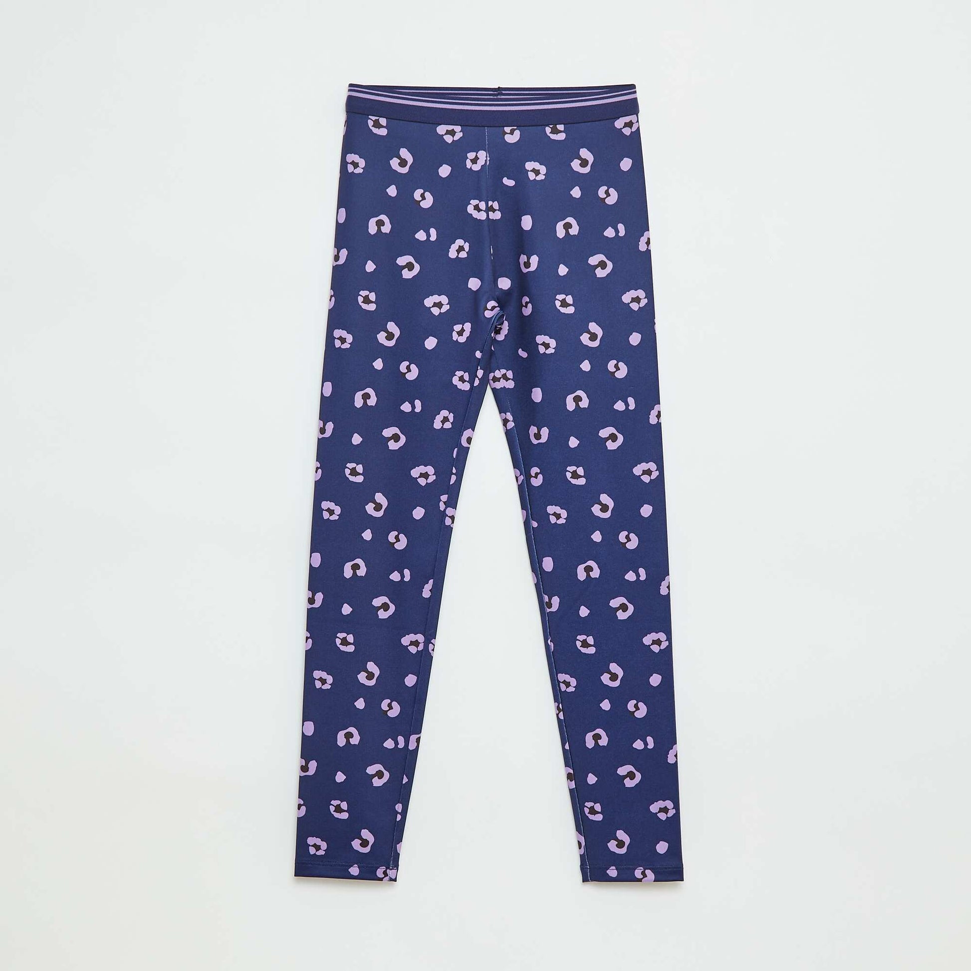 Legging de sport en matière stretch BLEU