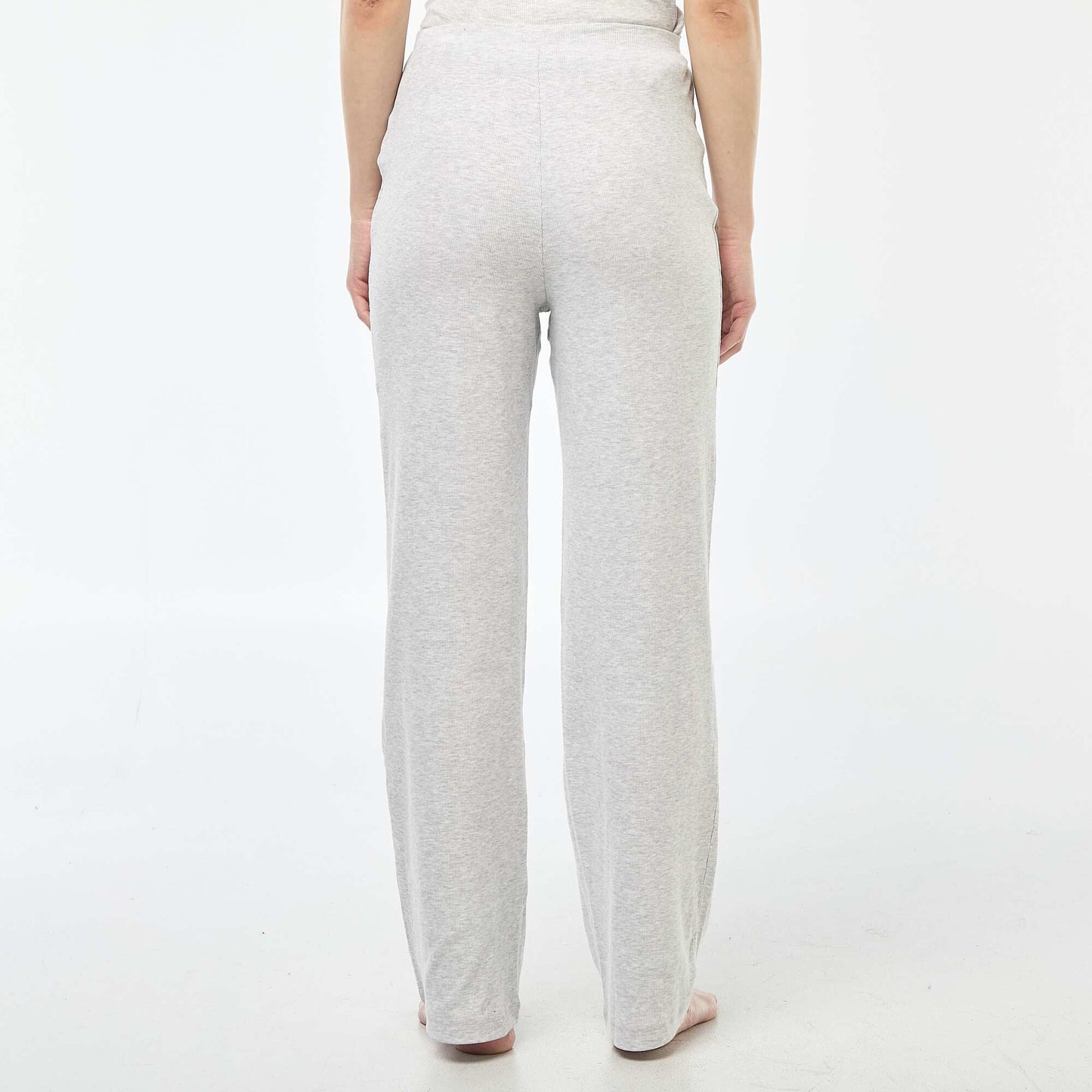 Pantalon côtelé de nuit GRIS