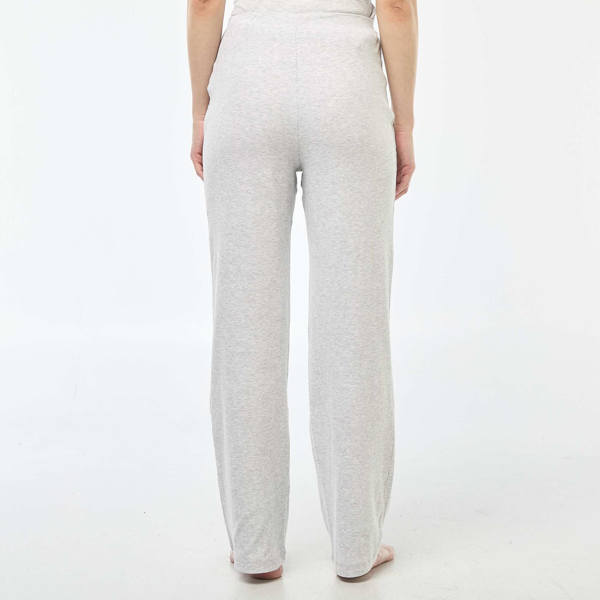 Pantalon côtelé de nuit GRIS