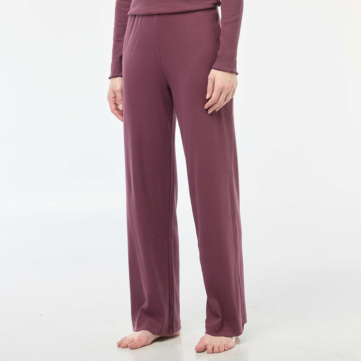 Pantalon côtelé de nuit VIOLET