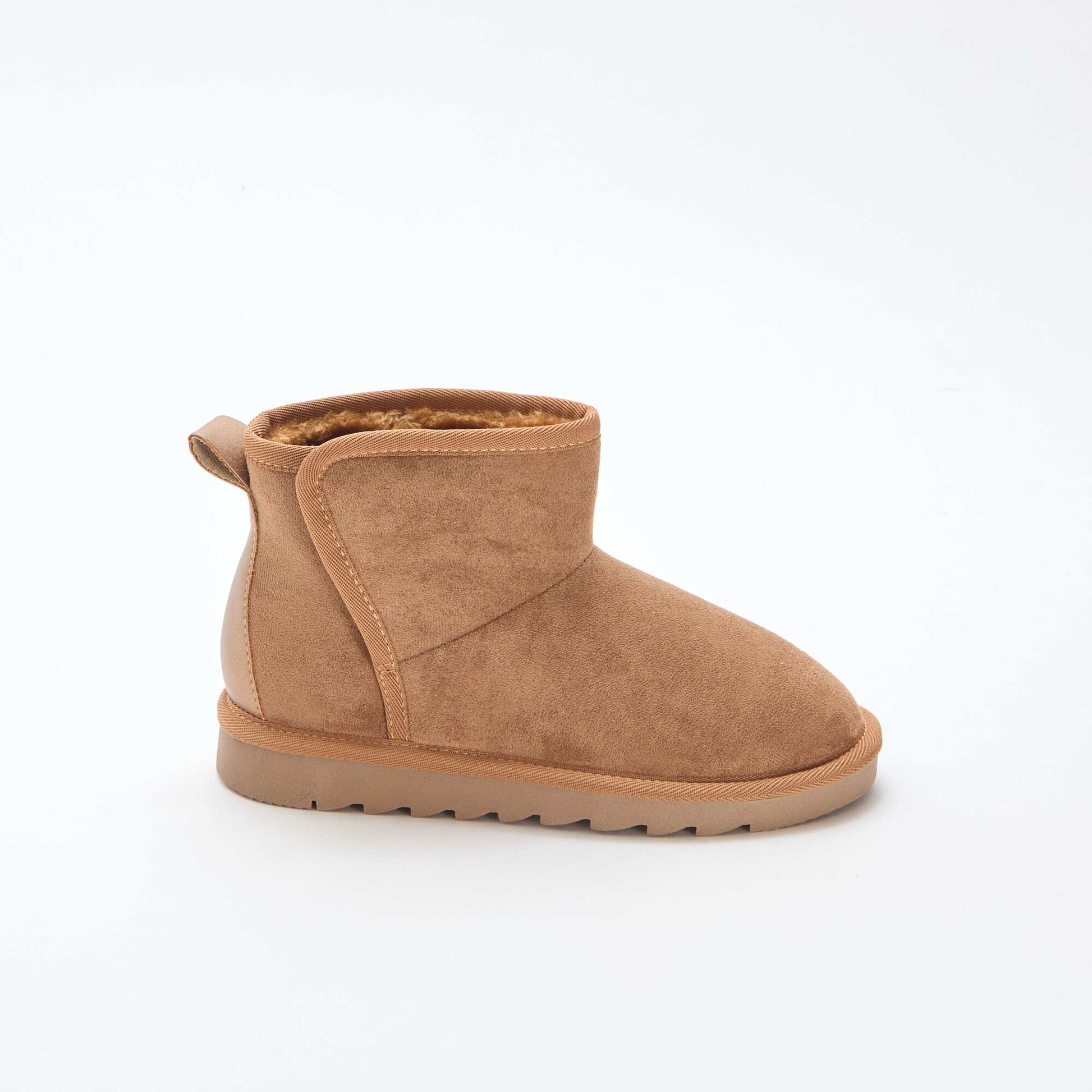 Bottes style sudédois en ubuck MARRON