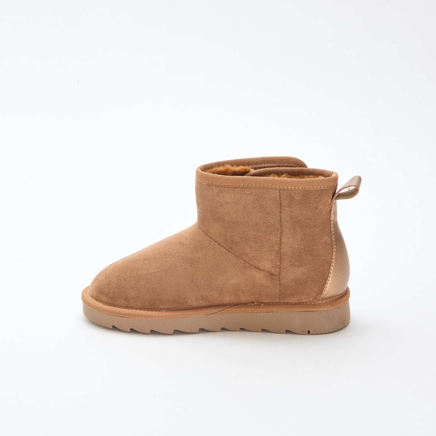 Bottes style sudédois en ubuck MARRON