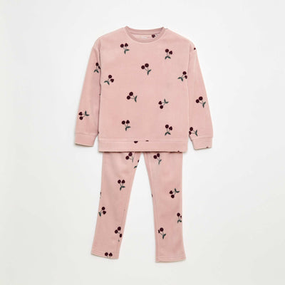 Haut de pyjama à motif ROSE