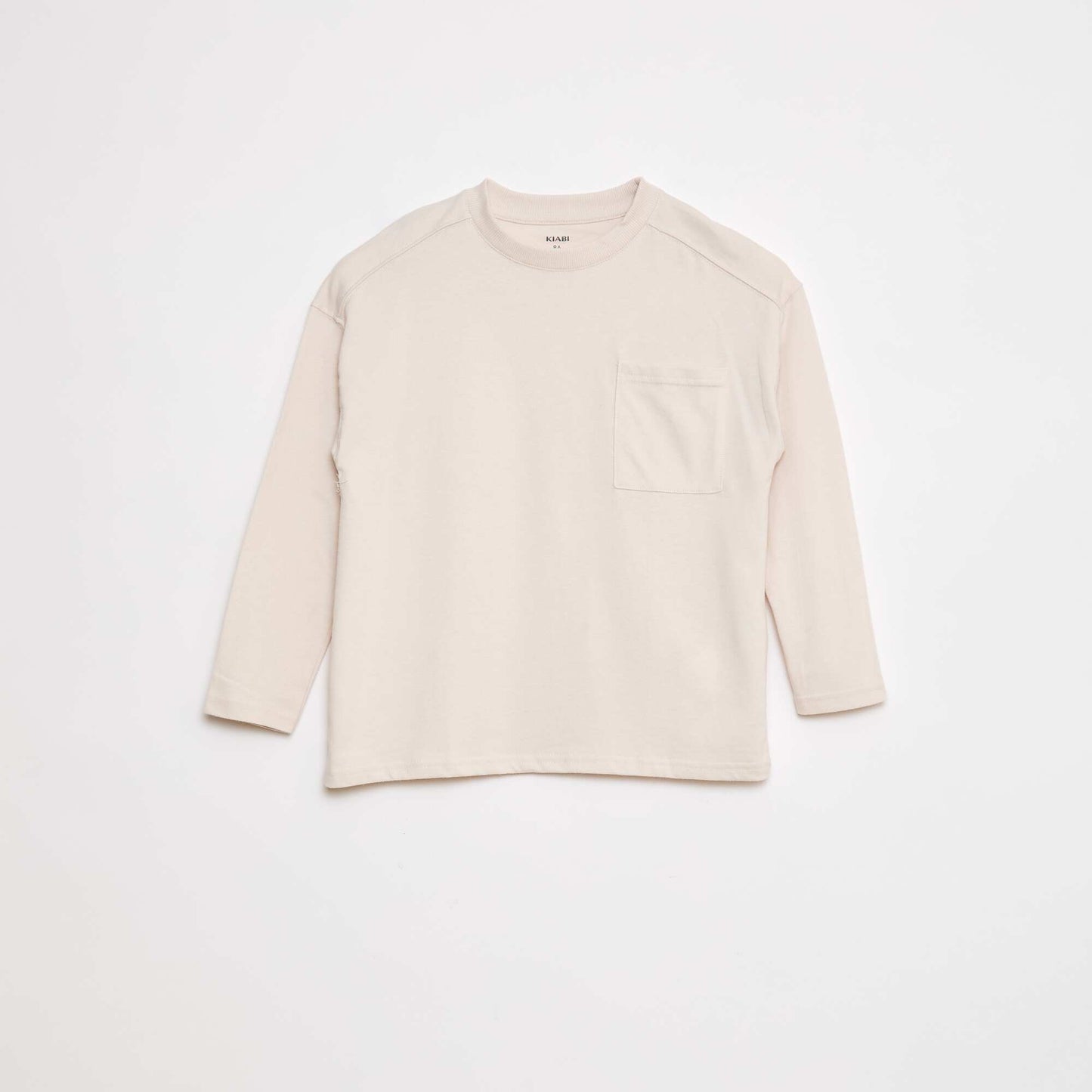 T-shirt loose uni BLANC