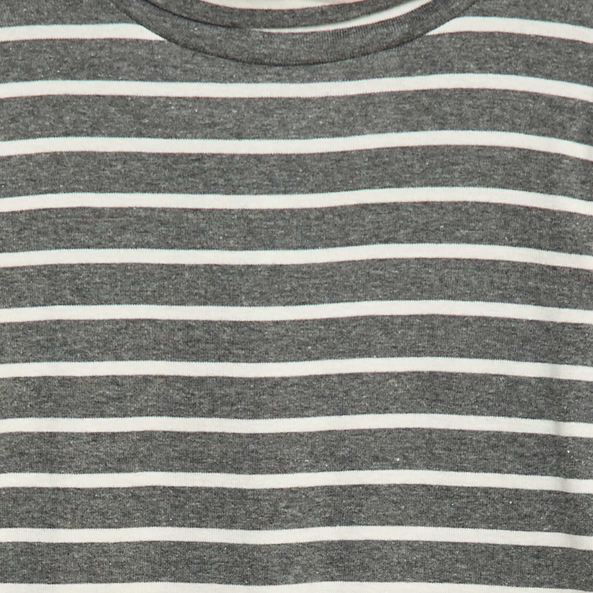 Sous-pull col roulé à rayures GRIS