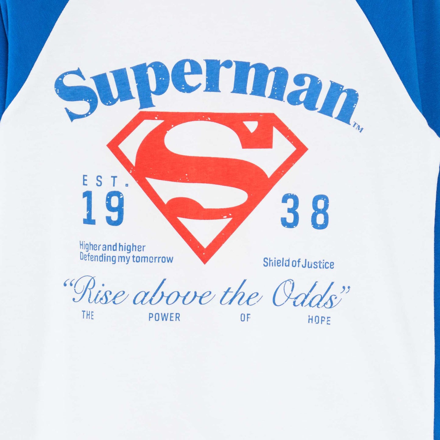 Ensemble pyjama long 'Superman' 'DC Comics' - 2 pièces BLEU