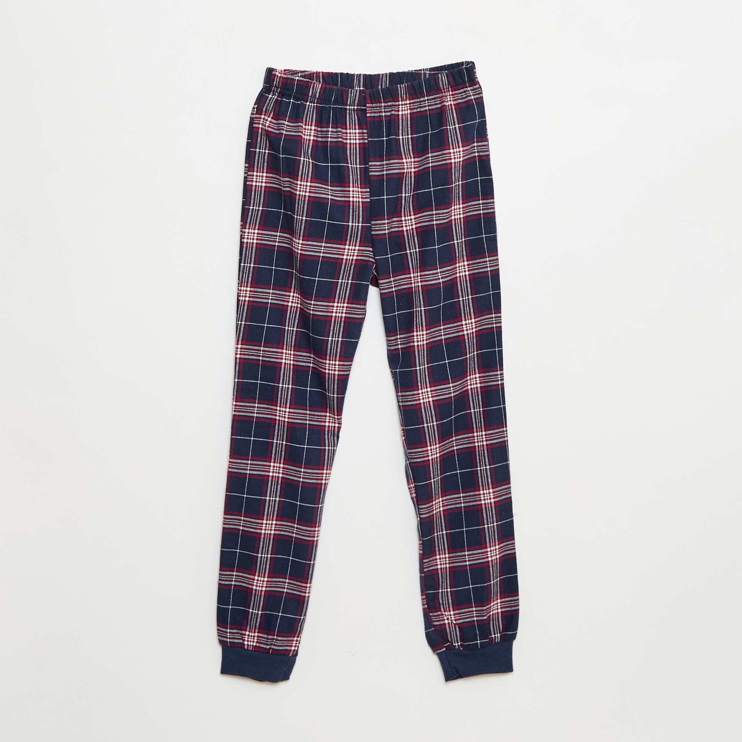 Ensemble pyjama long bimatière t-shirt + pantalon - 2 pièces BLEU