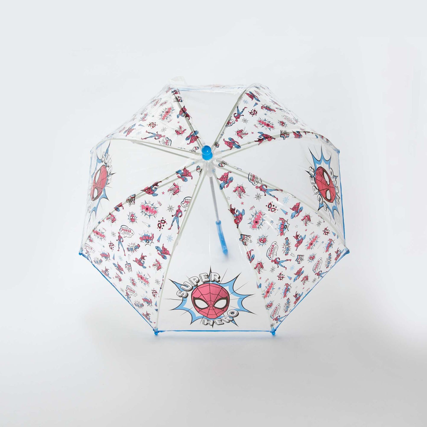 Parapluie transparent 'Spiderman' ROUGE