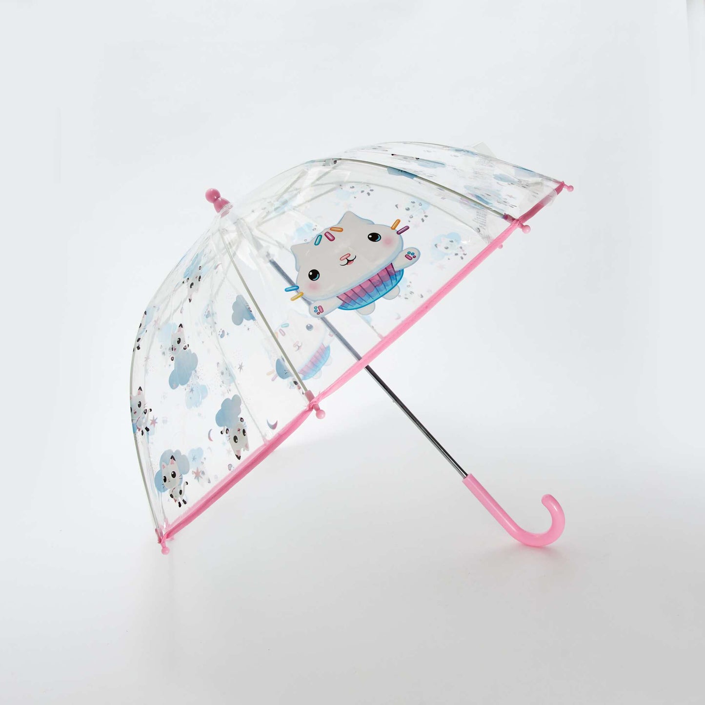 Parapluie transparent 'Gabby et la maison magique' ROSE