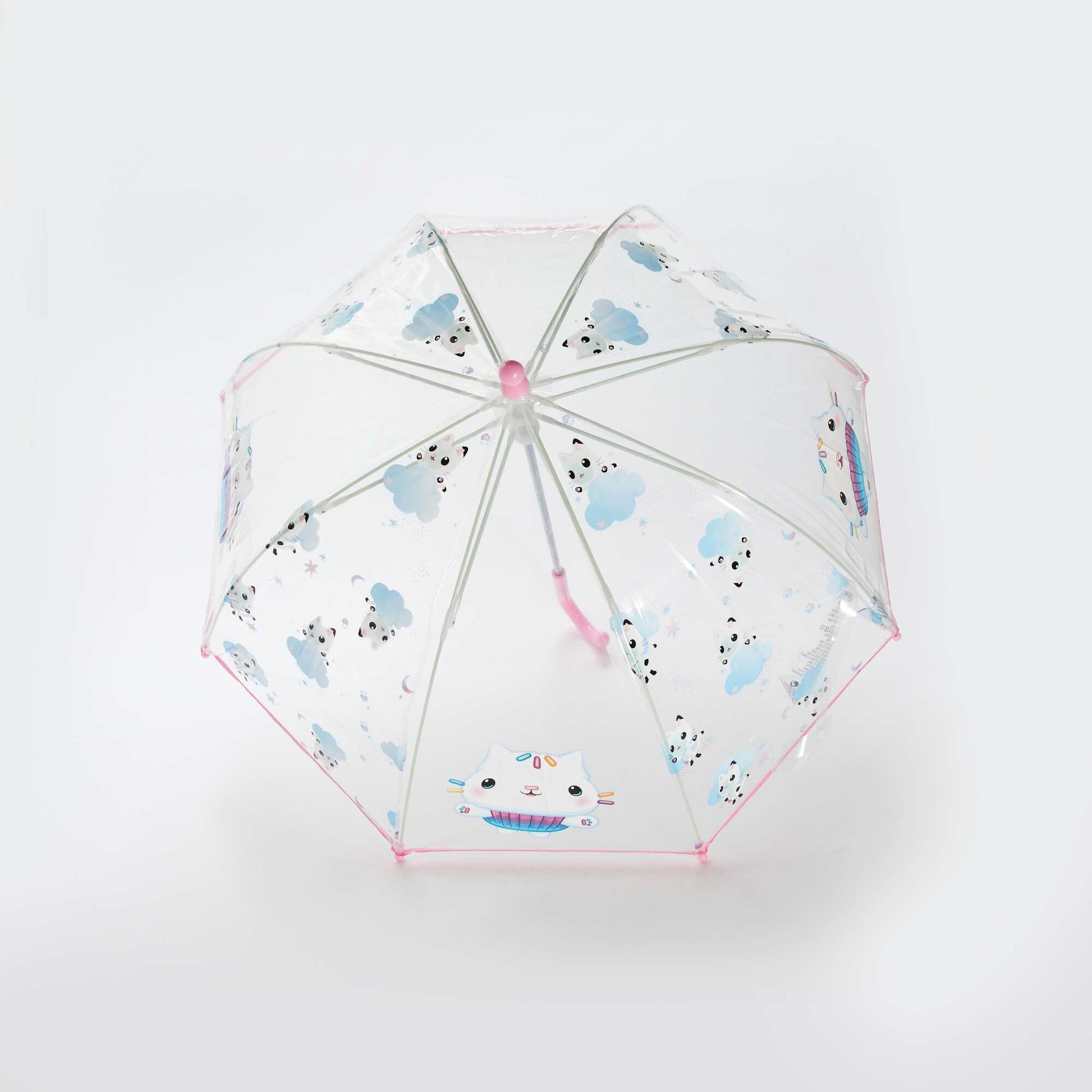 Parapluie transparent 'Gabby et la maison magique' ROSE
