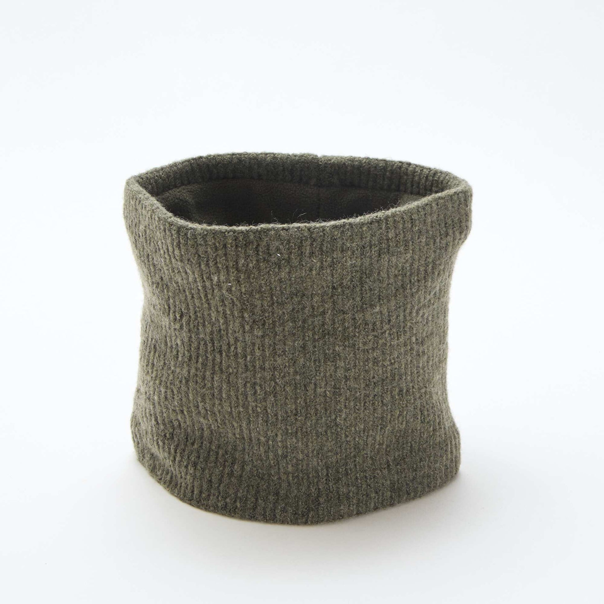 Snood en maille uni VERT