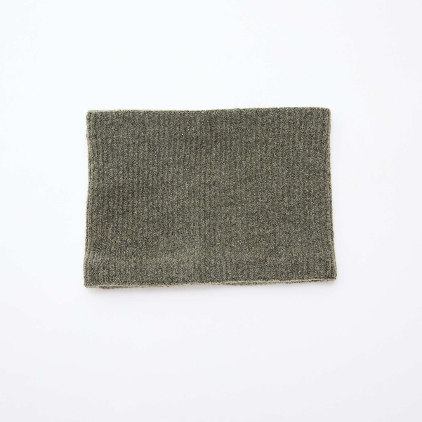 Snood en maille uni VERT