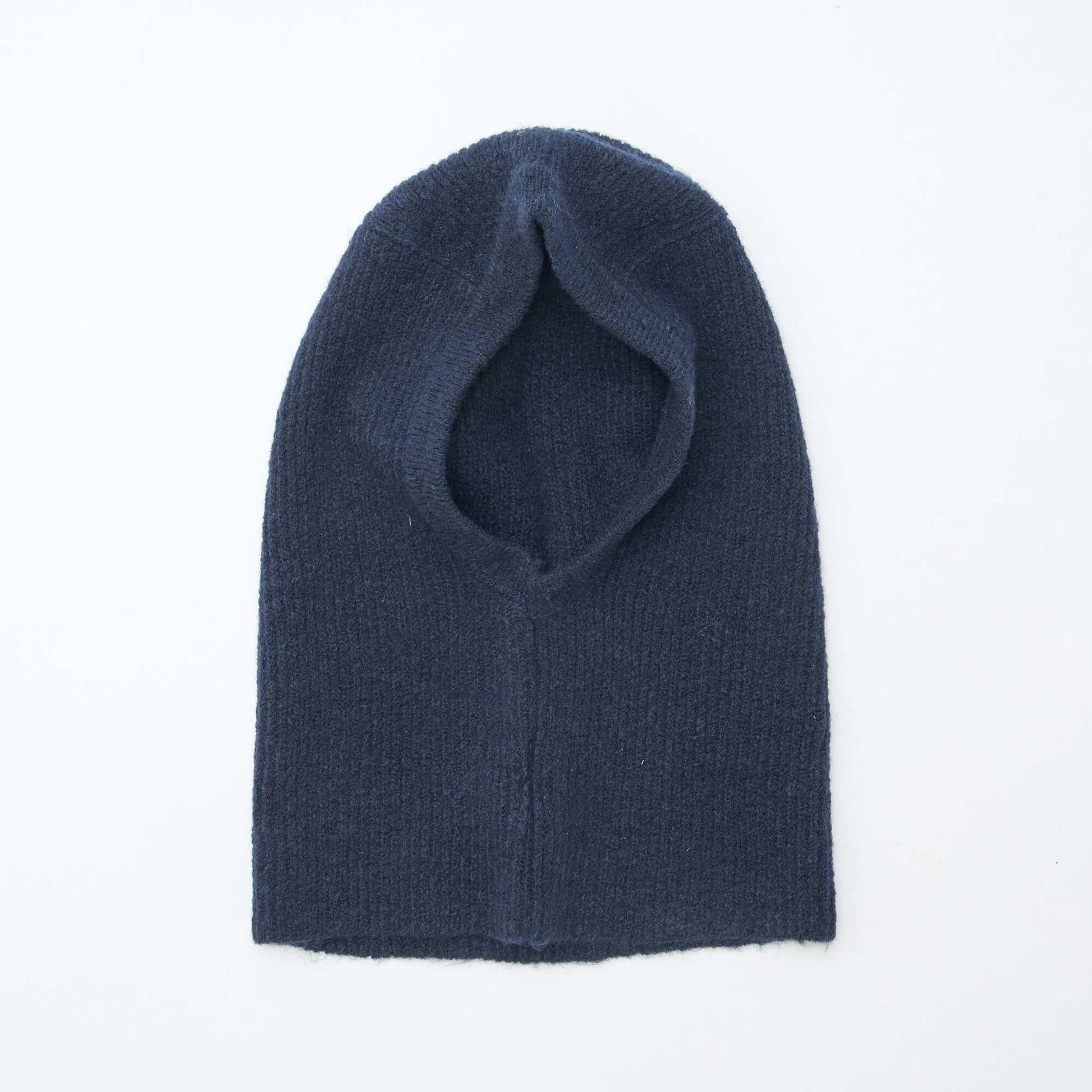 Cagoule maille chaude BLEU