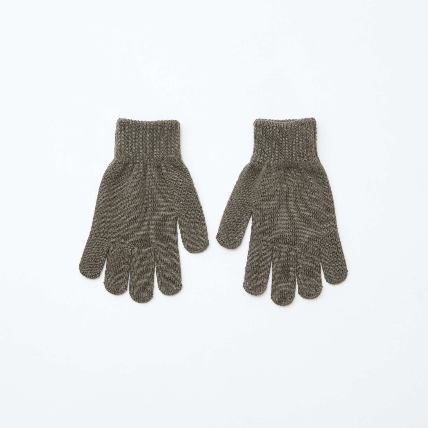 Lot de 2 paires de gants en maille KAKI