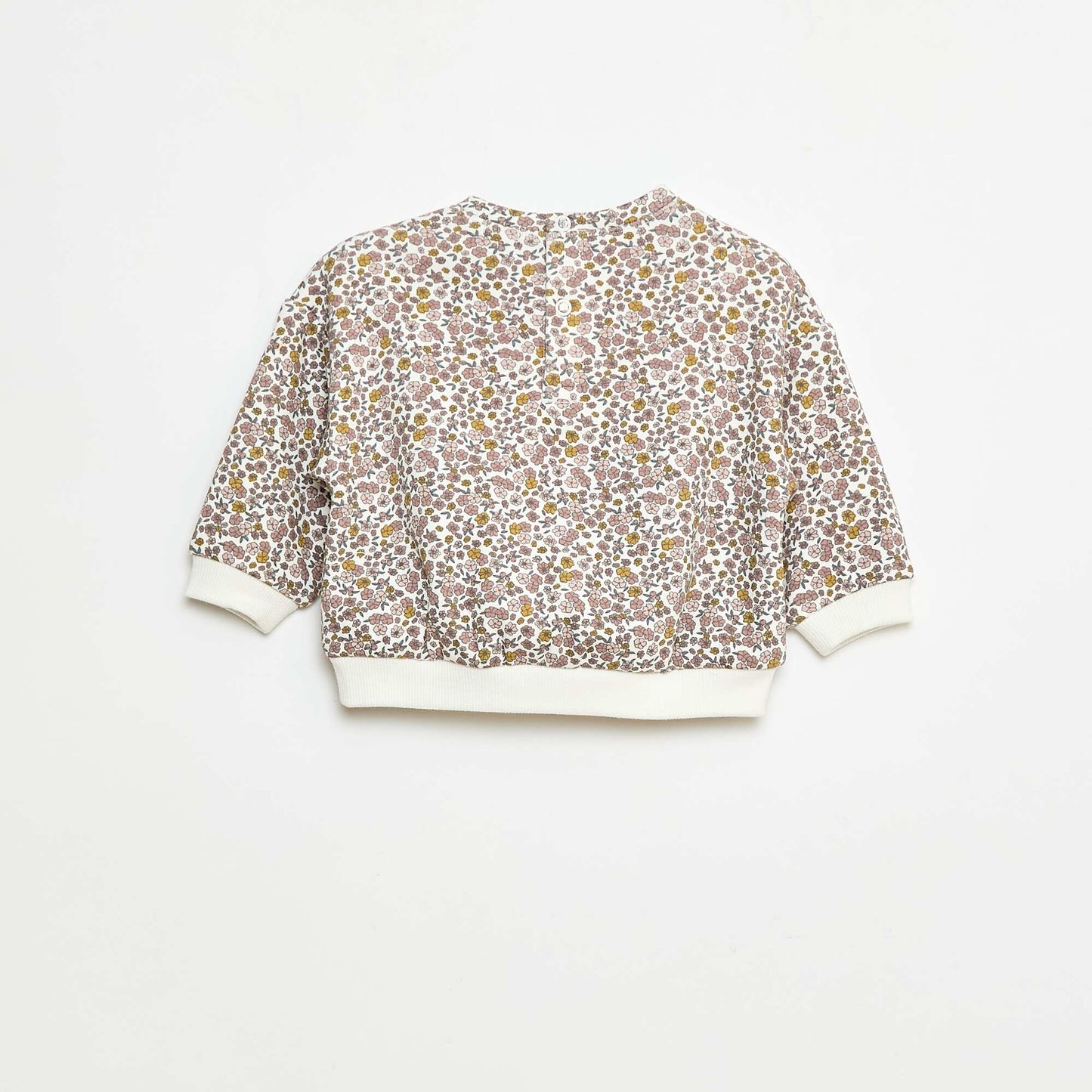 Pull polaire à motif BLANC