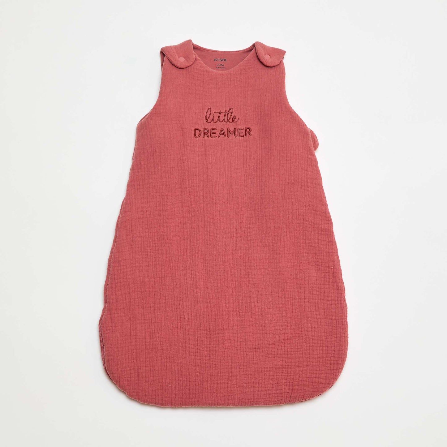 Gigoteuse en gaze de coton manches amovibles TOG 2 5 ROSE